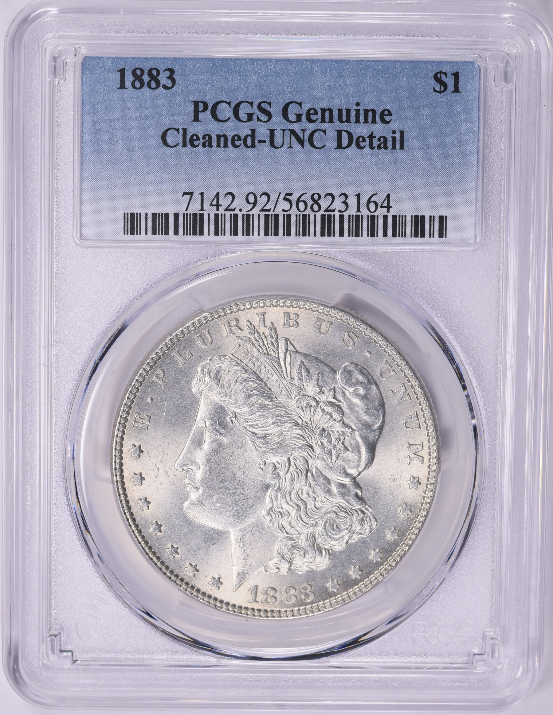 1883 Morgan Silver Dollar PCGS Genuine Unc Details (Item 2024158
