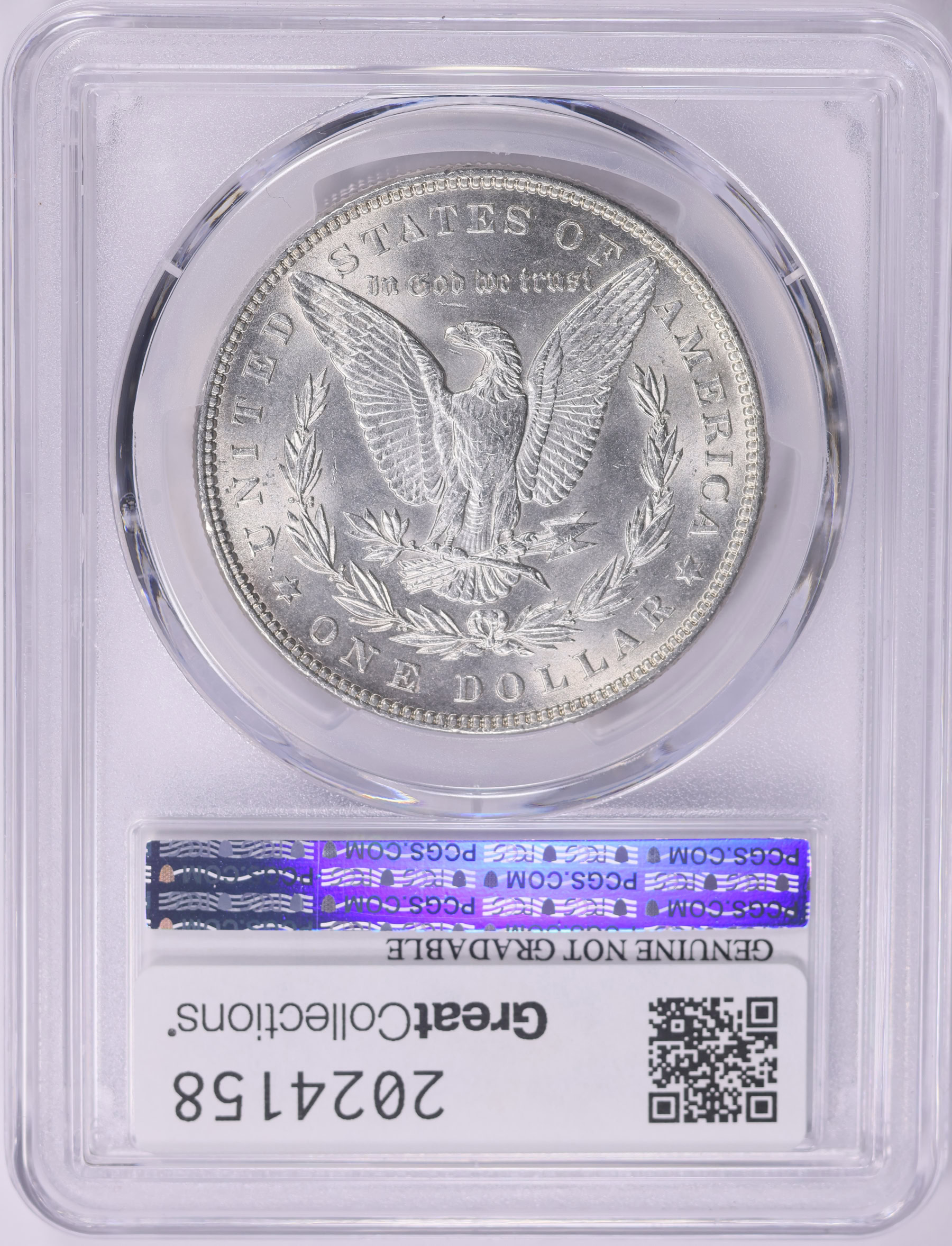 1883 Morgan Silver Dollar PCGS Genuine Unc Details (Item 2024158