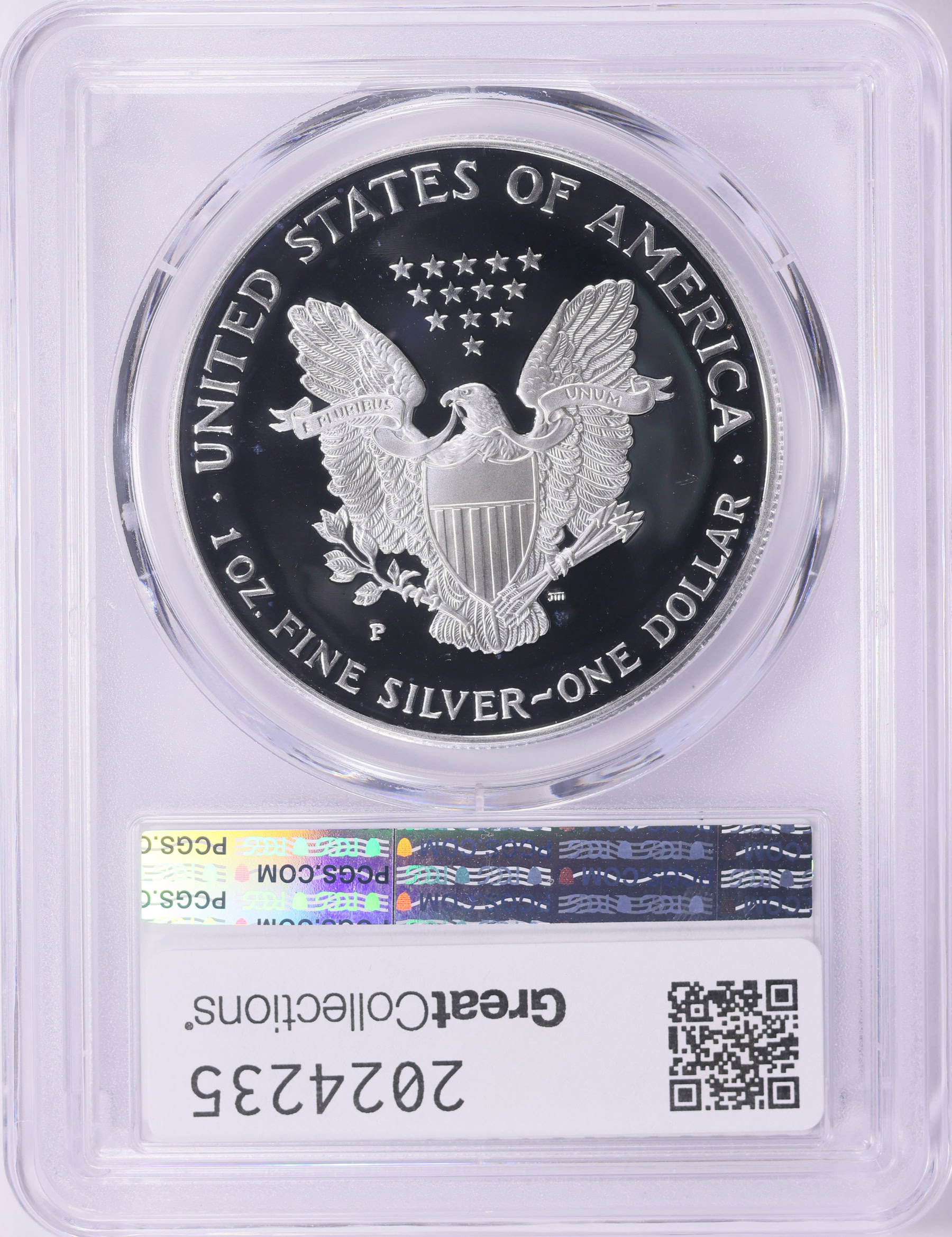 1999-P $1 Silver Eagle PCGS Proof-69 DCAM (Item 2024235