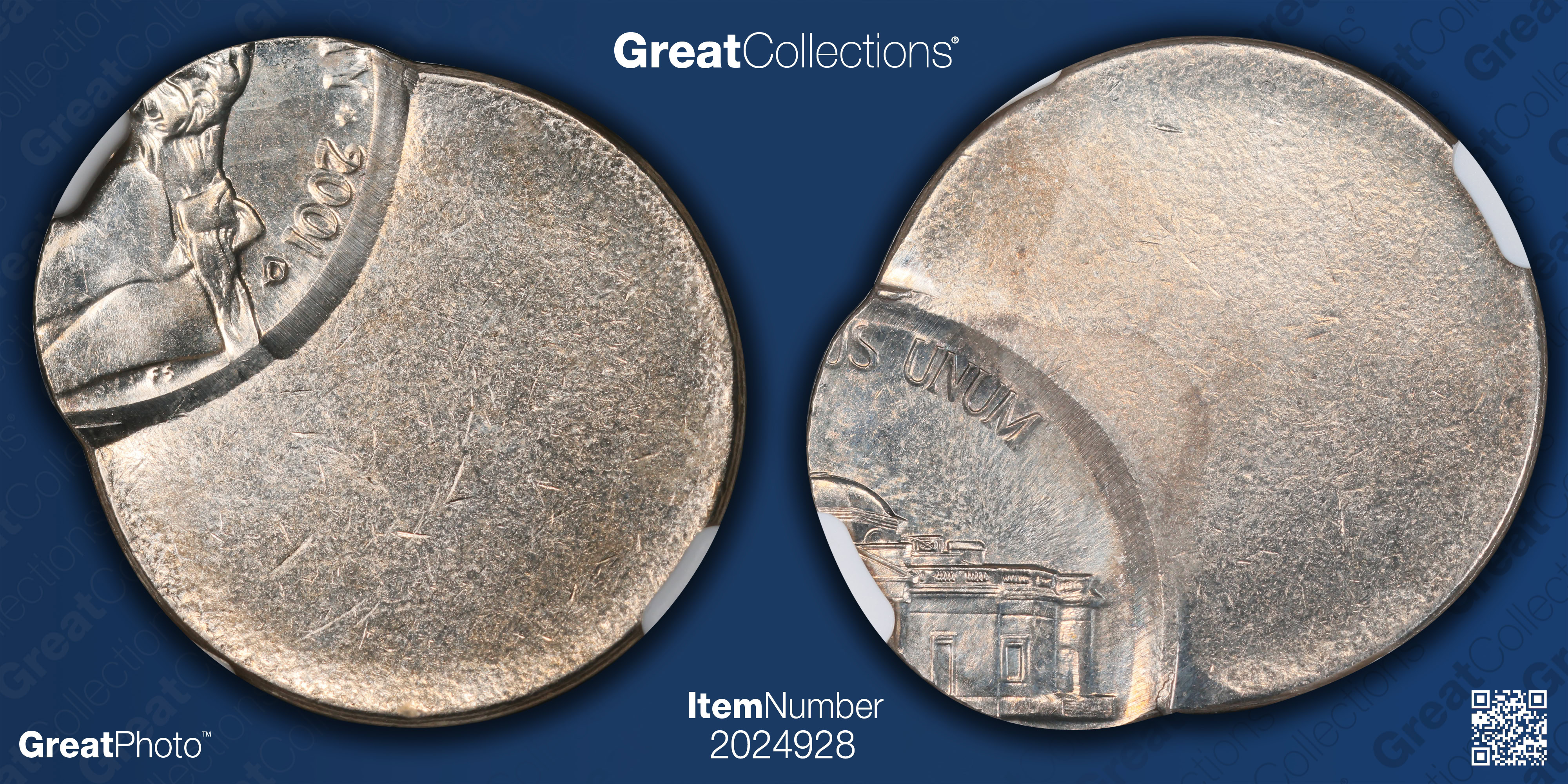 ガムケンシス 最終値引き Mint Error 2001-D Jefferson Nickel Struck 70% Off-Center NGC MS-65