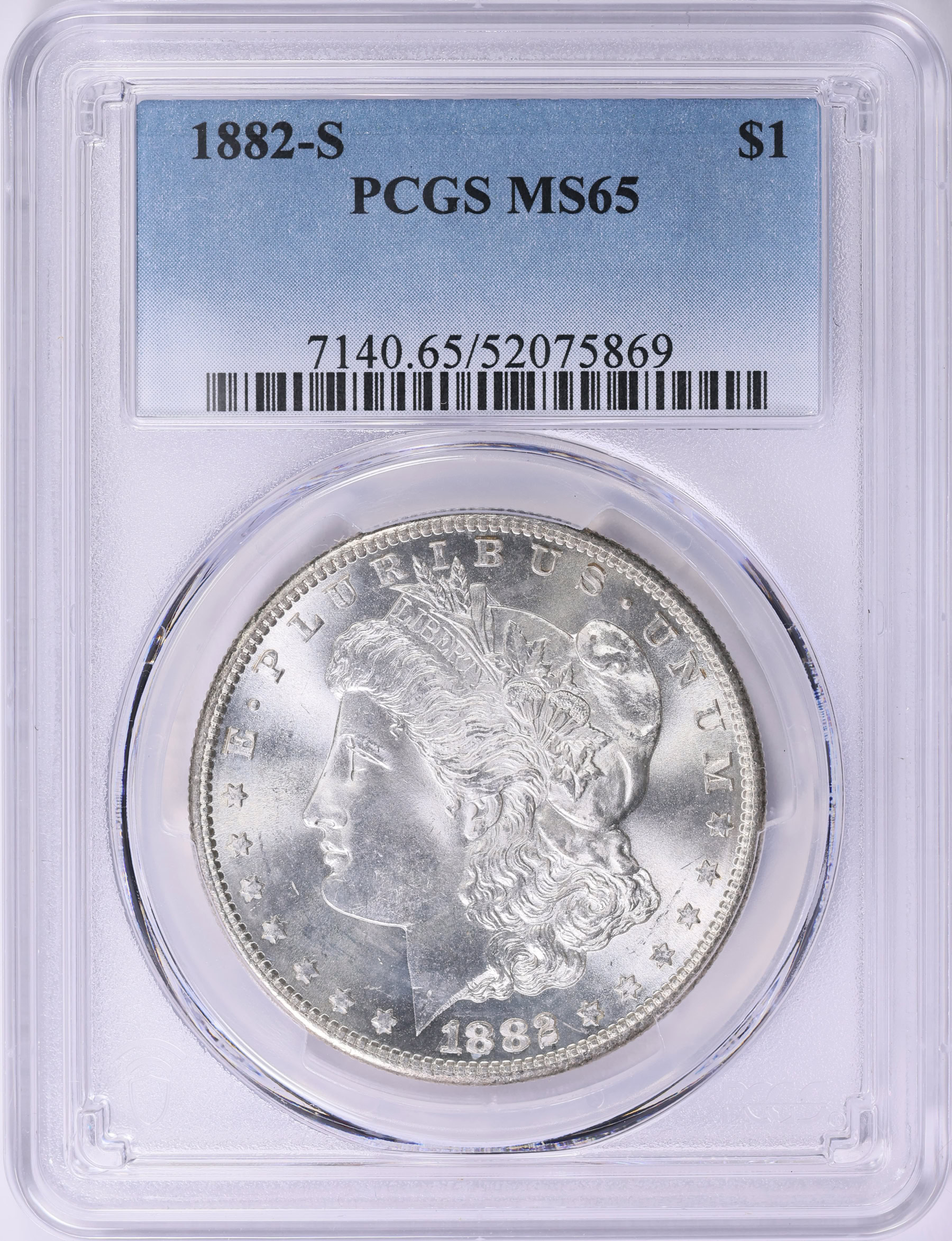 1882-S Morgan Silver Dollar PCGS MS-65 (Item 2025016