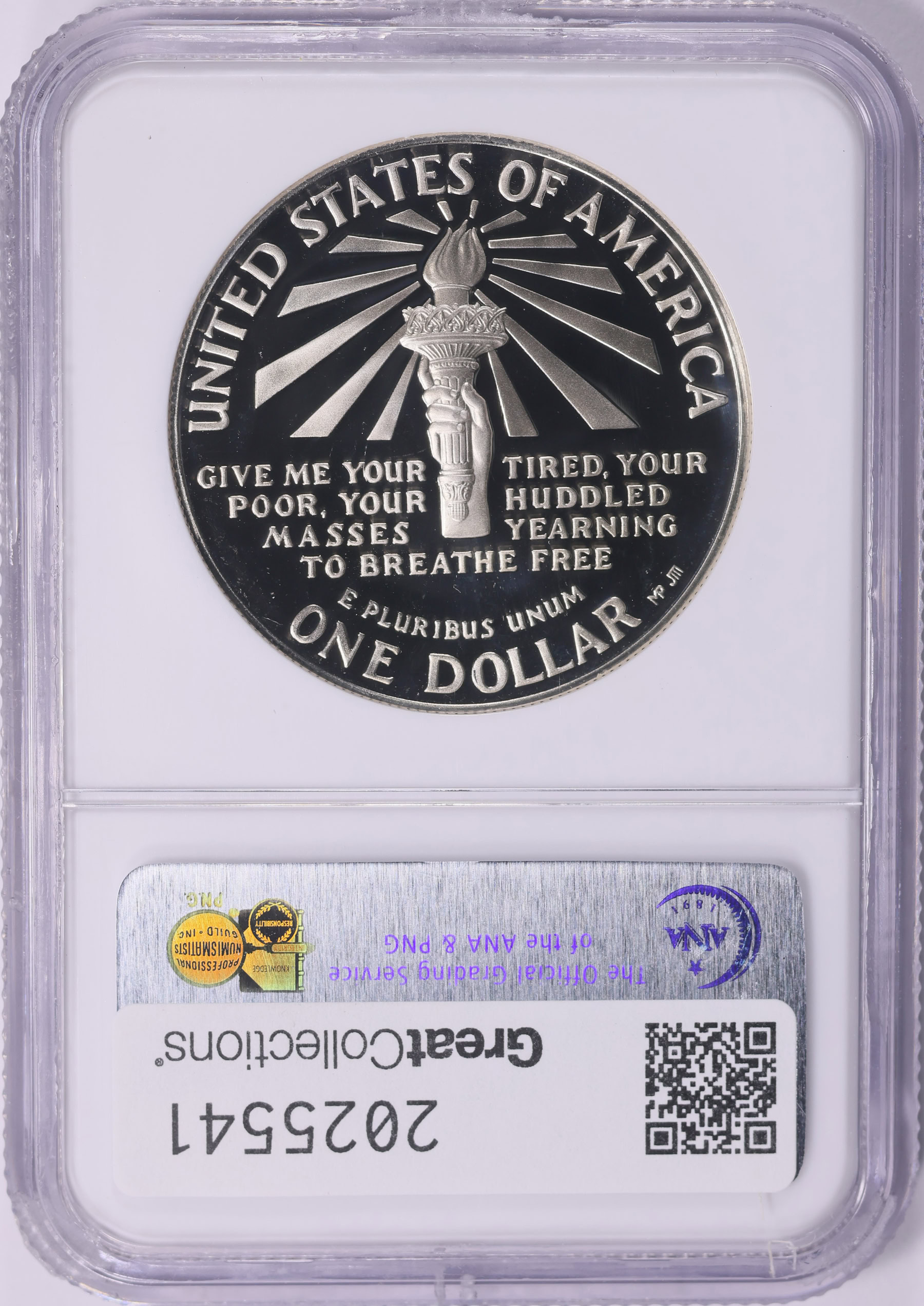 Lot - LOT OF 6 1986-S STATUE OF LIBERTY PROOF SILVER DOLLARS