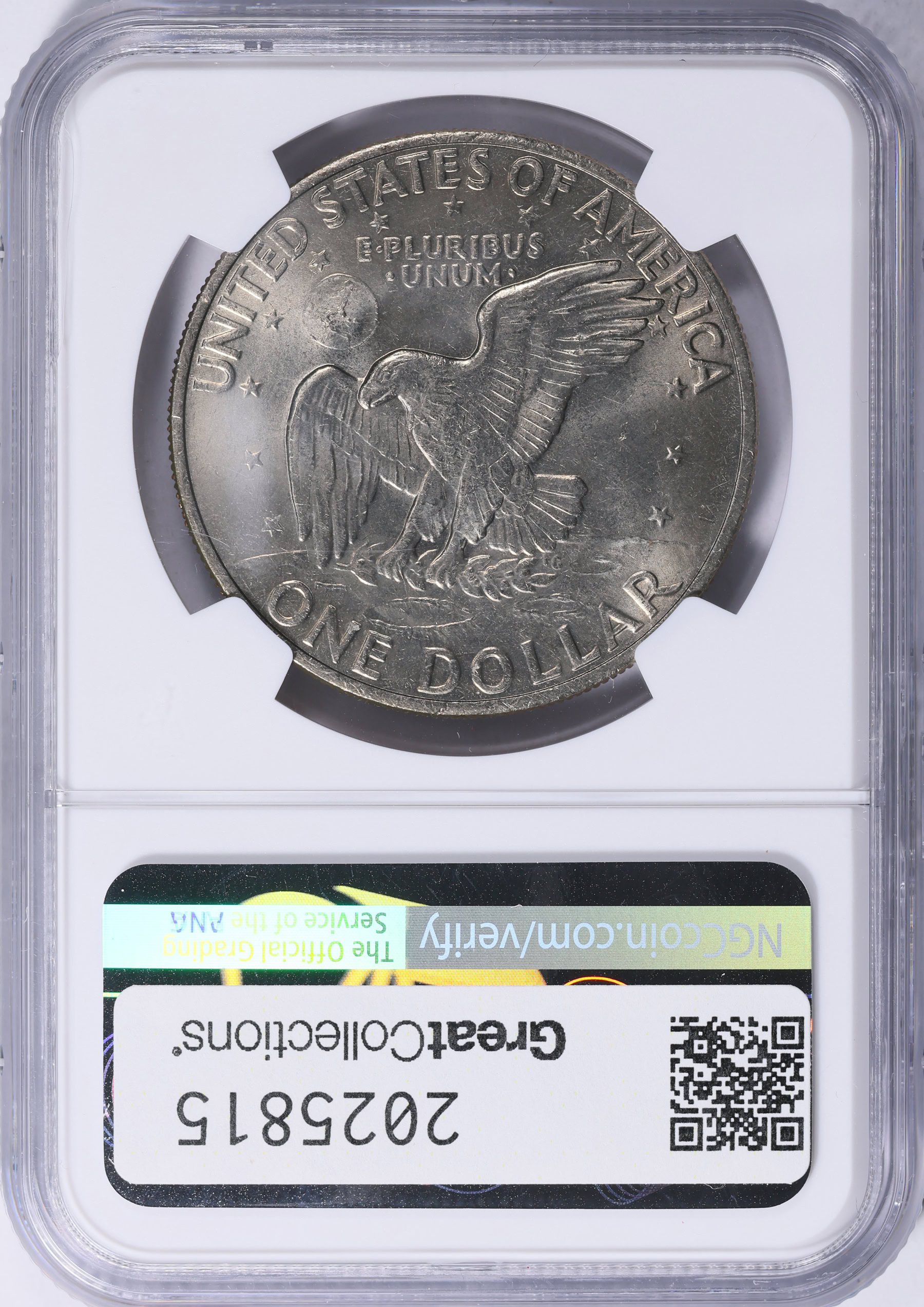 1972 Eisenhower Dollar Type 1 NGC MS-66 (Item 2025815