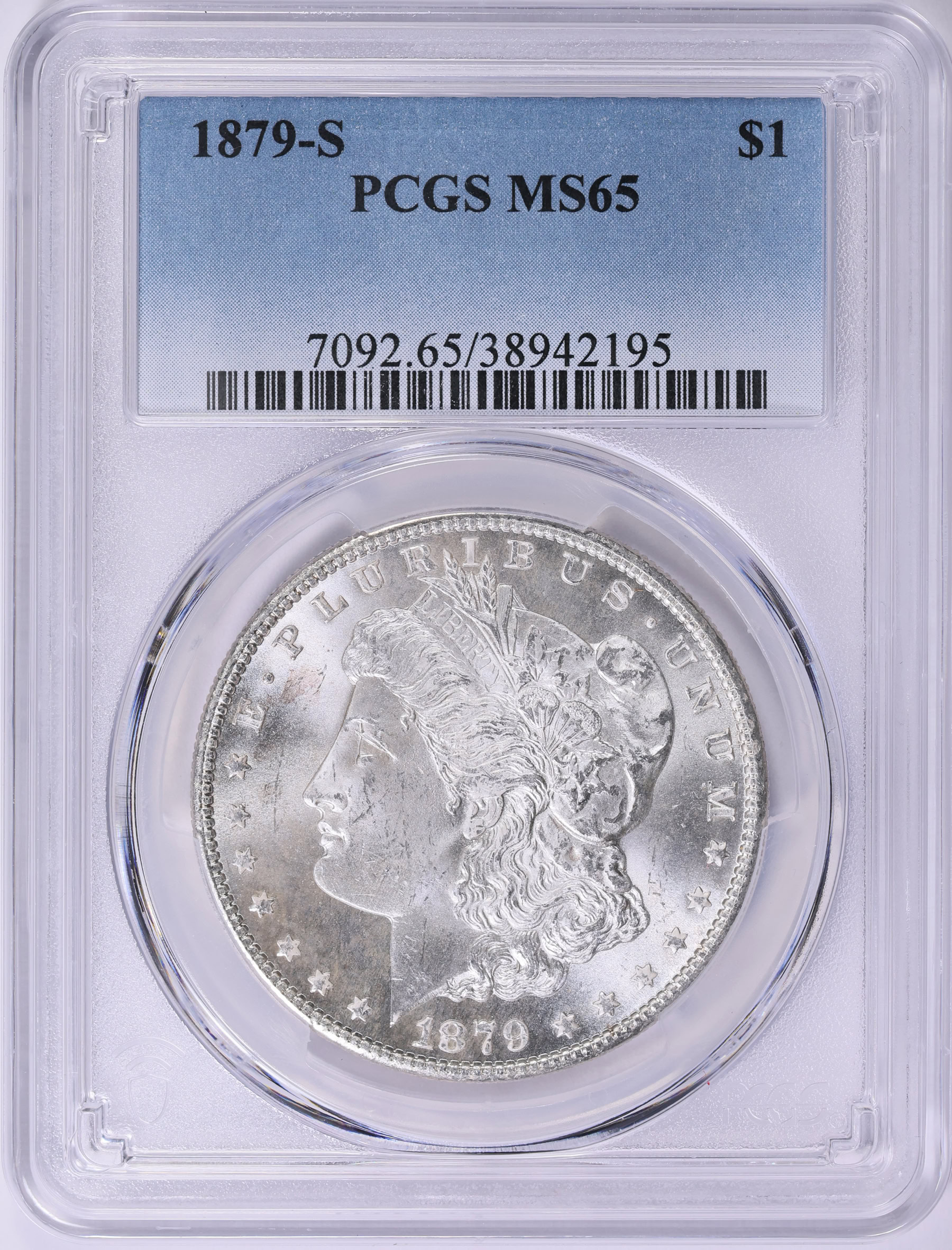 1879-S Morgan Silver Dollar PCGS MS-65 (Item 2025991