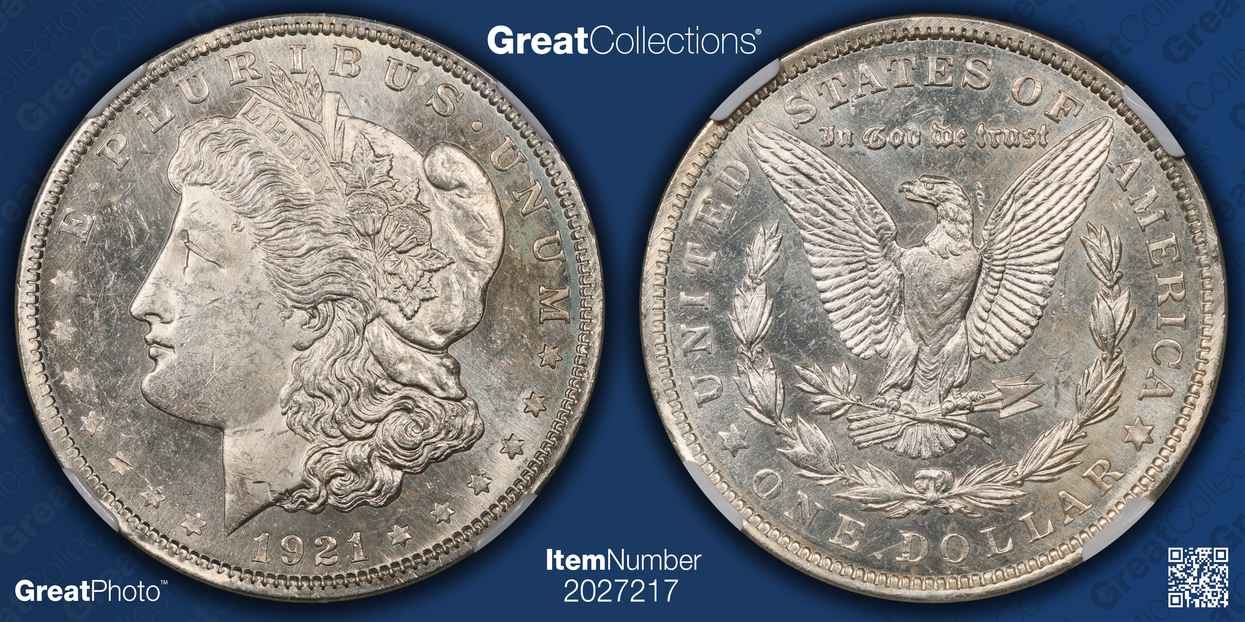 1921 Morgan Silver Dollar NGC MS-62 PL (VSS VAM-1AB) (Item 2027217