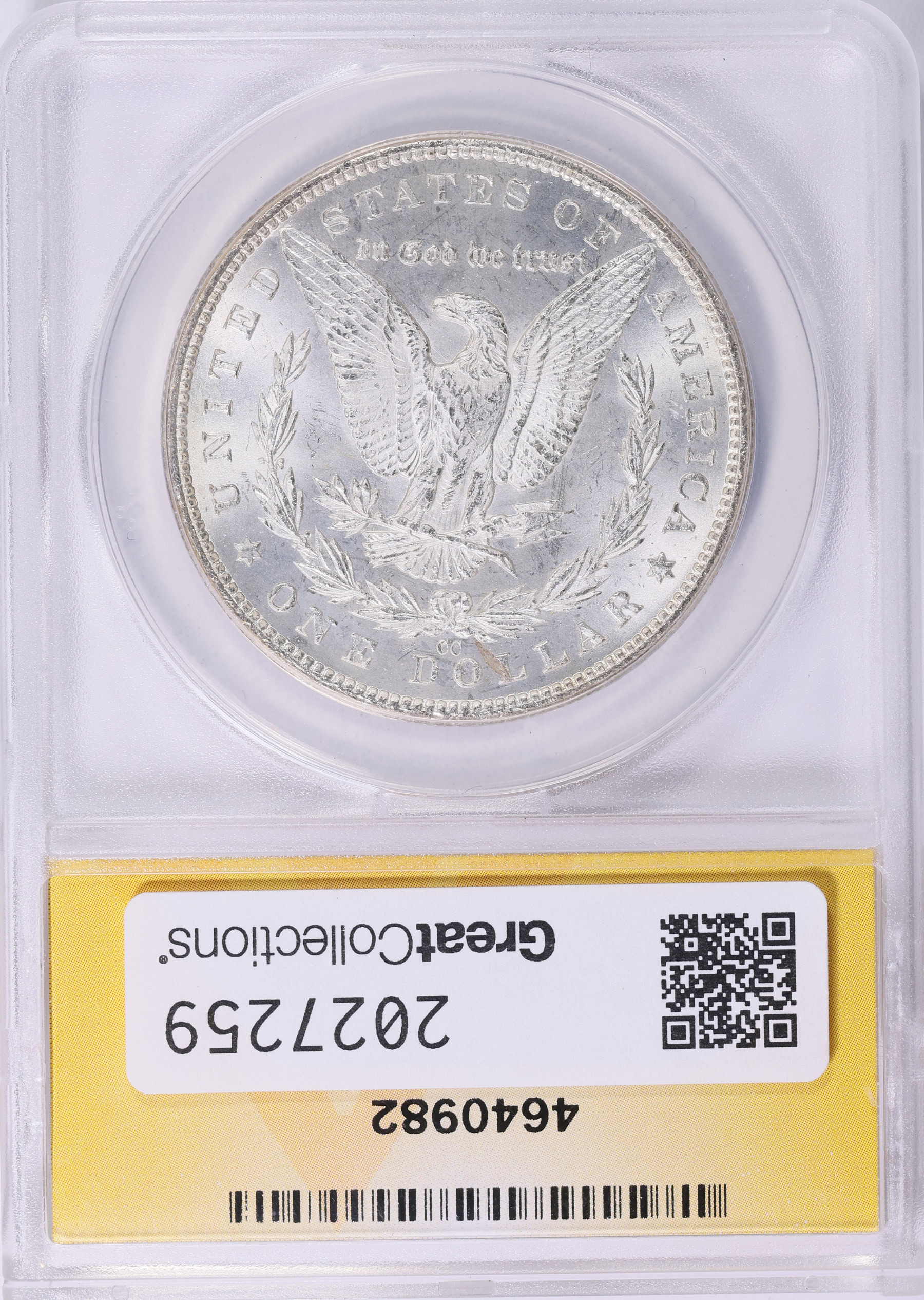 1883-CC Morgan Silver Dollar ANACS MS-64 (GSA) (Item 2027259