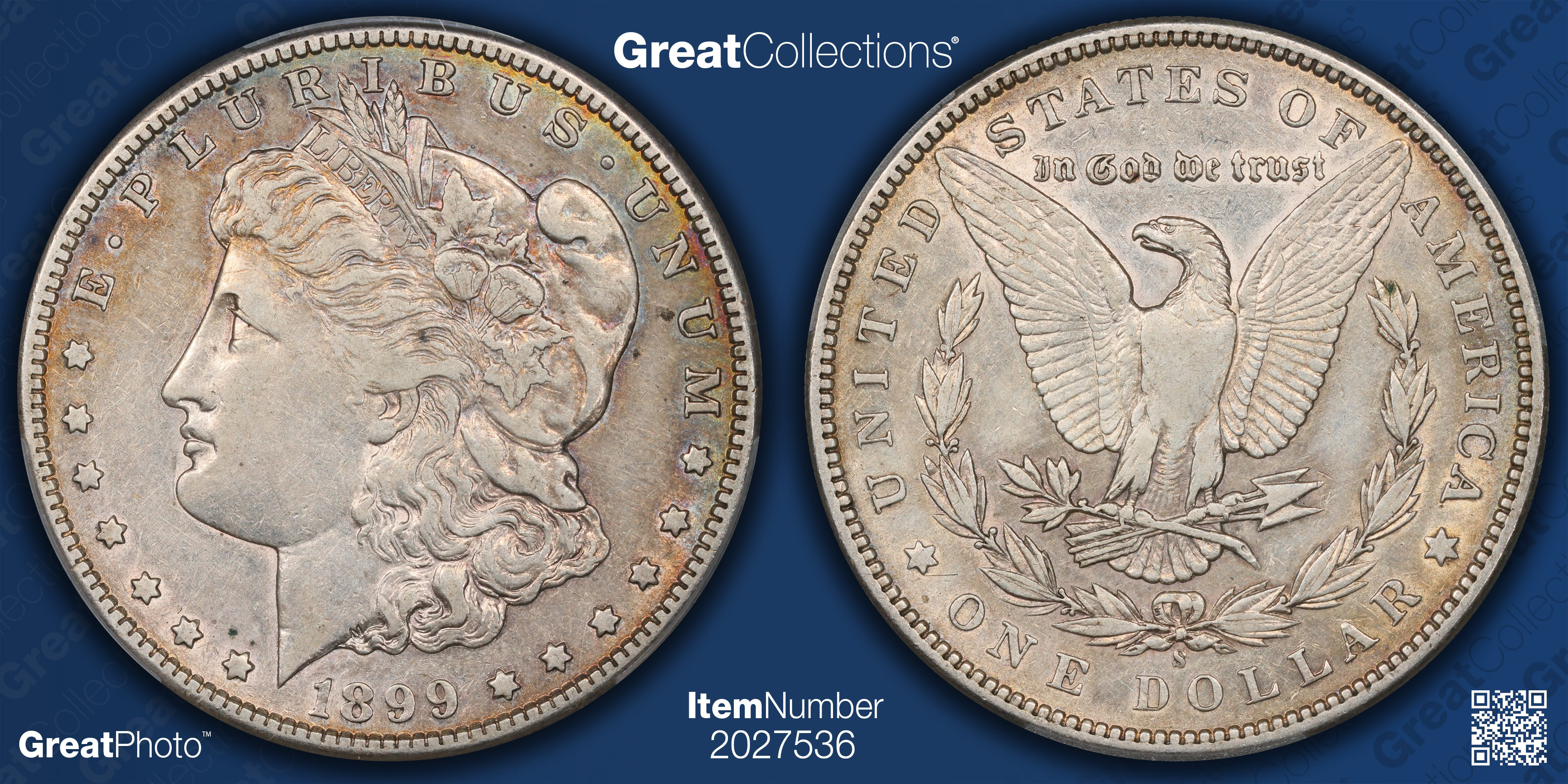 1899-S Morgan Silver Dollar PCGS XF-45 (Toned) (Item 2027536 ...