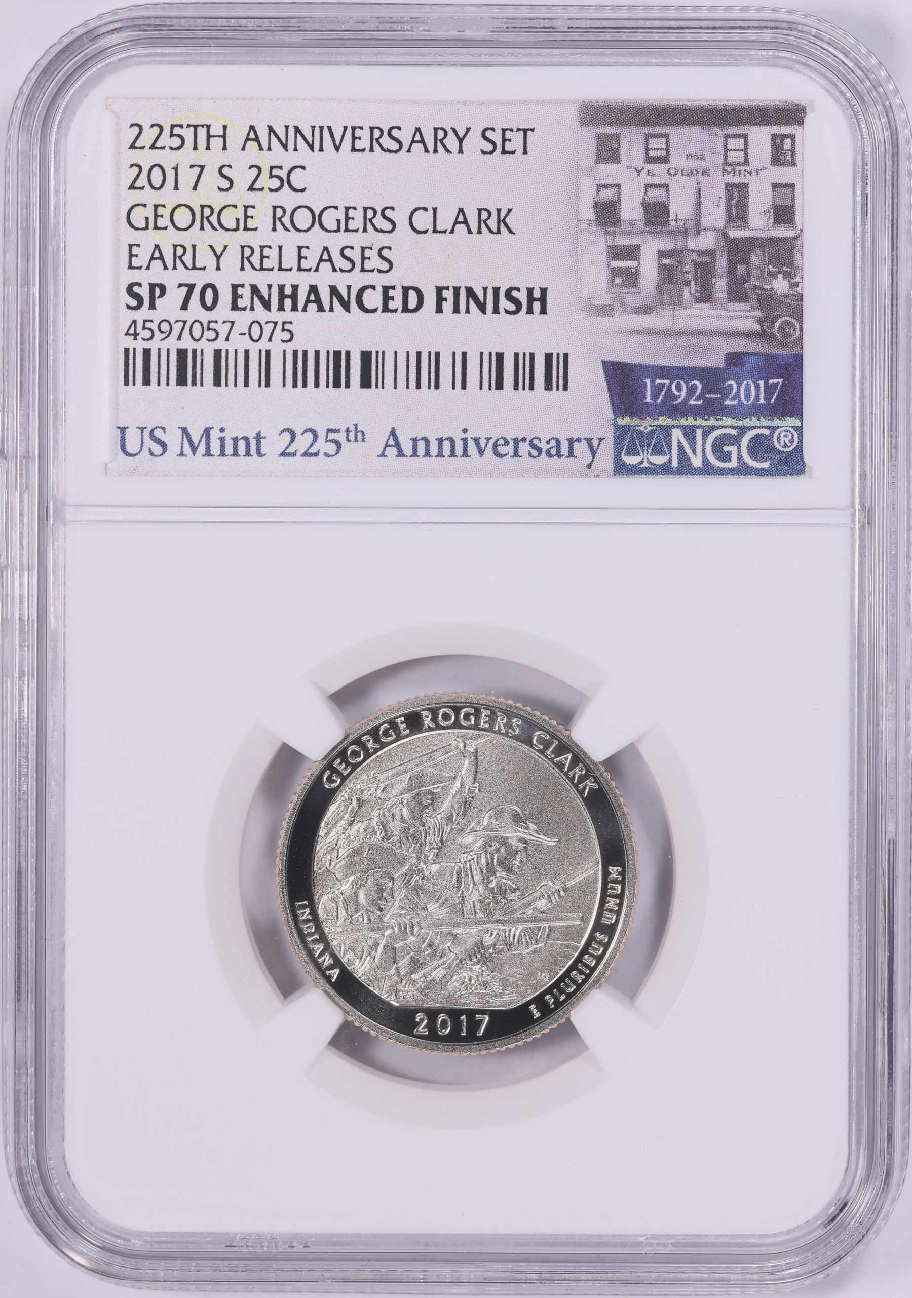 2017-S America the Beautiful Quarter George Rogers Clark NP (From