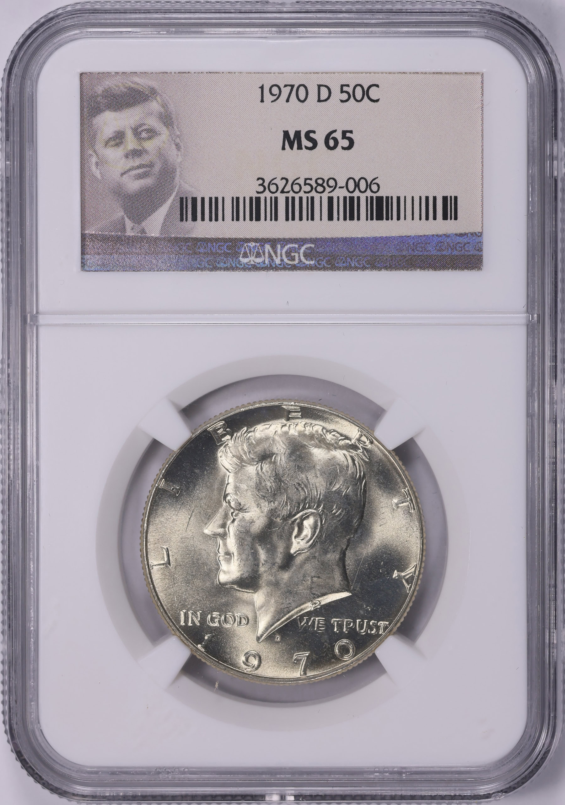 1970-D Kennedy Half Dollar NGC MS-65 (Item 2031630