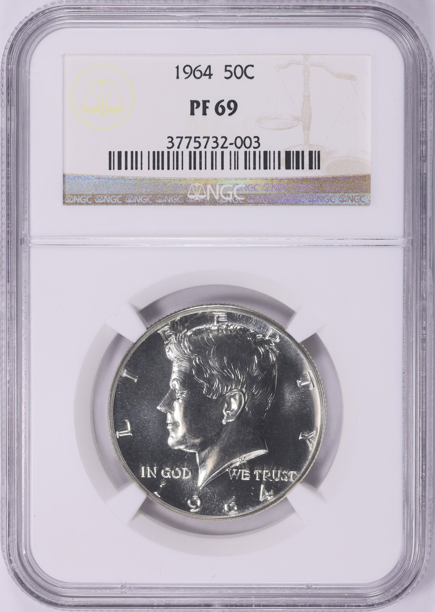 1964 Kennedy Half Dollar NGC Proof-69 (Item 2031661