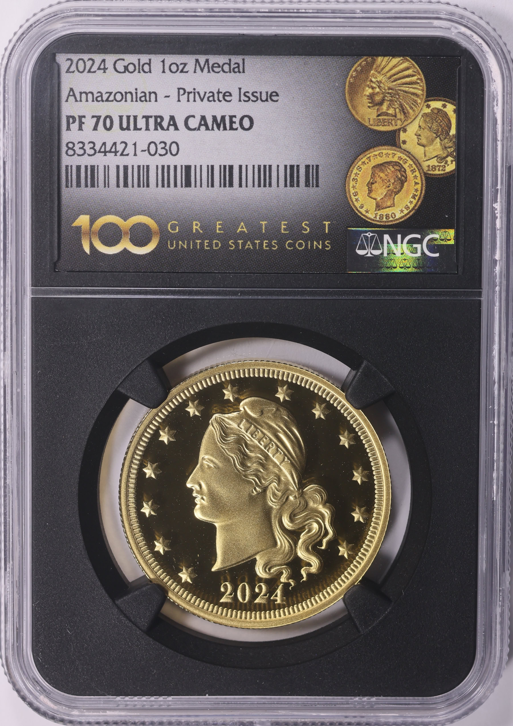 2024 Gold 1 oz Medal and Silver 5 oz. Double Eagle Amazonian