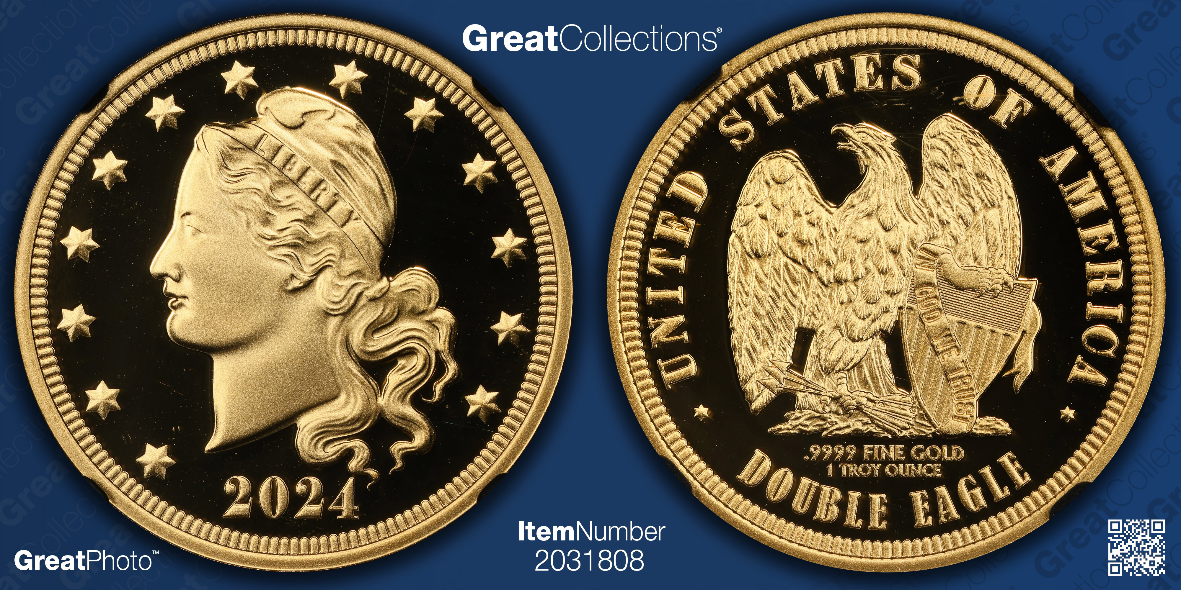 2024 Gold 1 oz Medal and Silver 5 oz. Double Eagle Amazonian