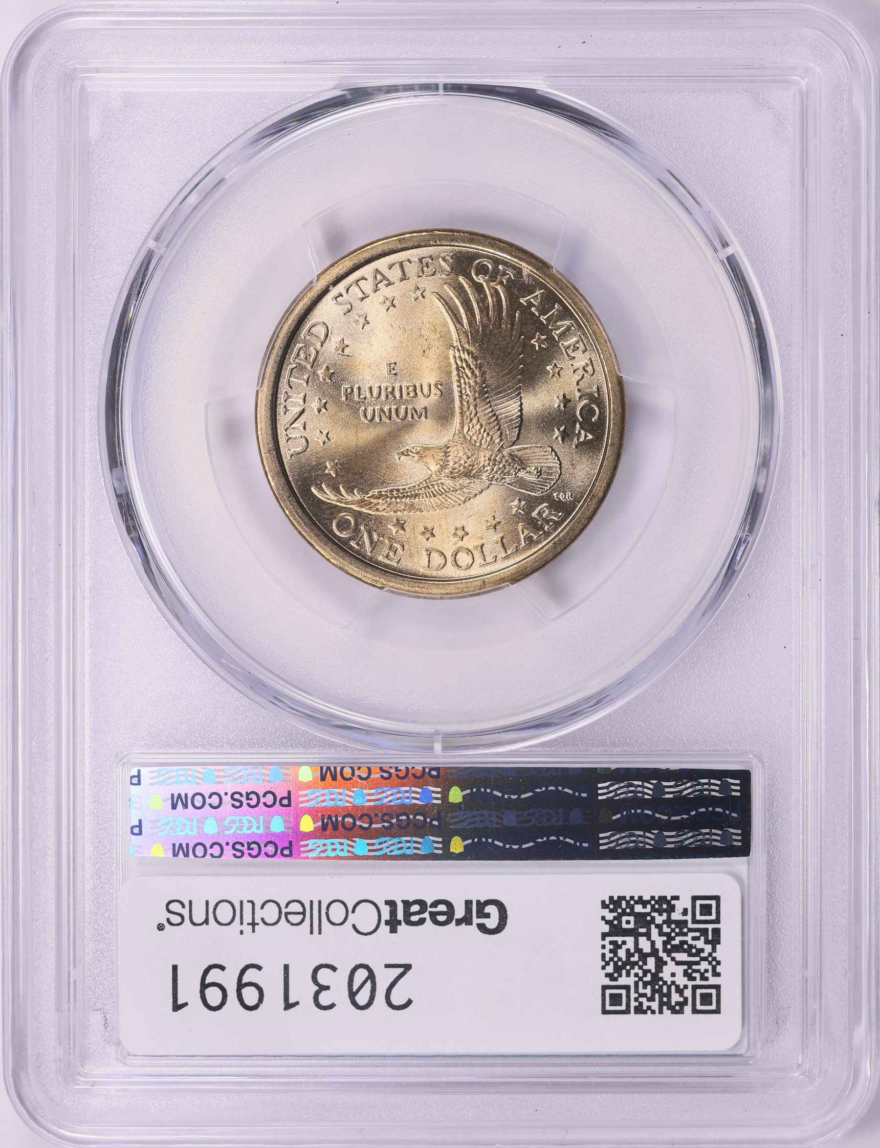 2000-P Sacagawea Dollar Wounded Eagle PCGS MS-66 (Item 2031991