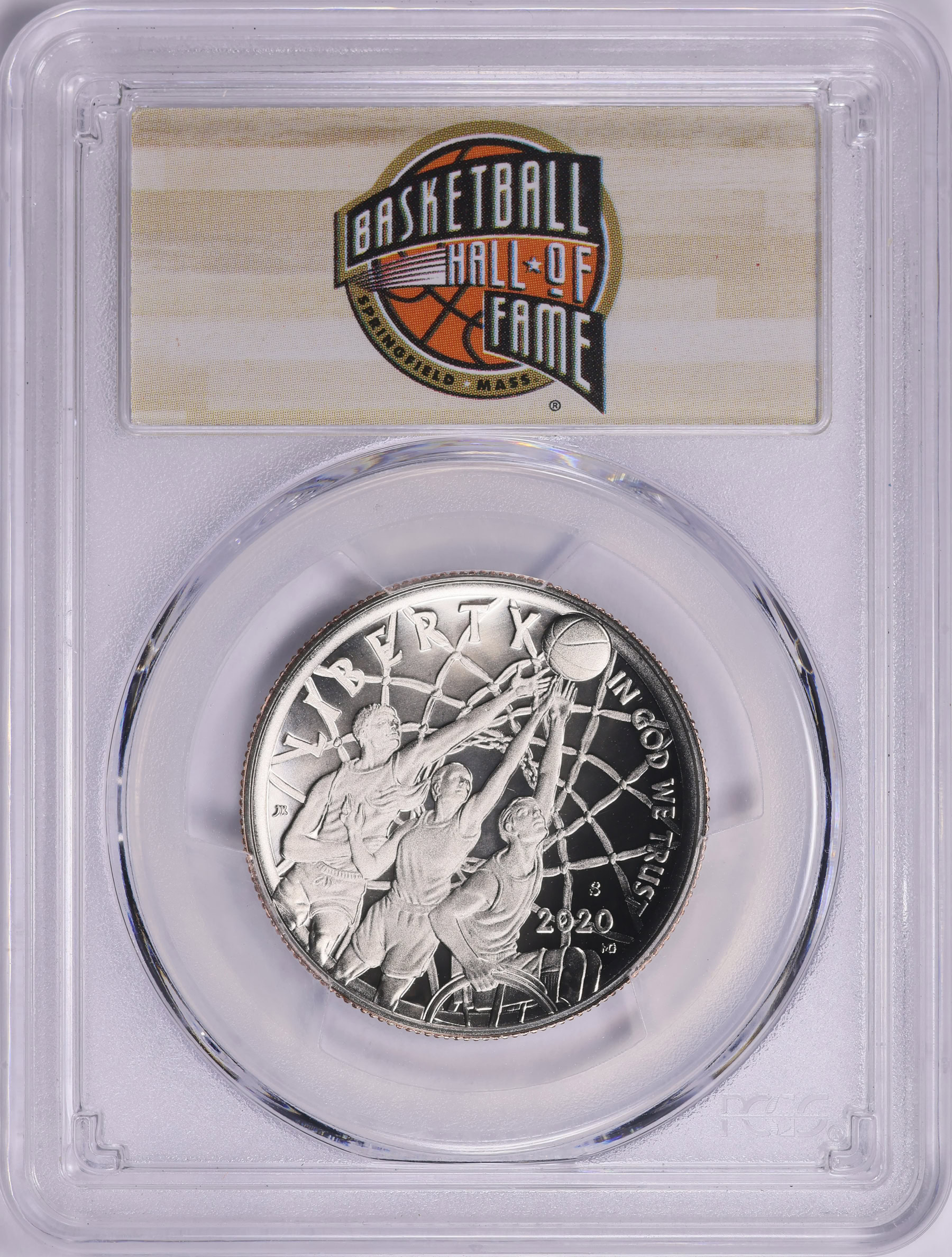 2020年 アメリカ バスケットボール PCGS MS70 S1＄ 2020-S Basketball