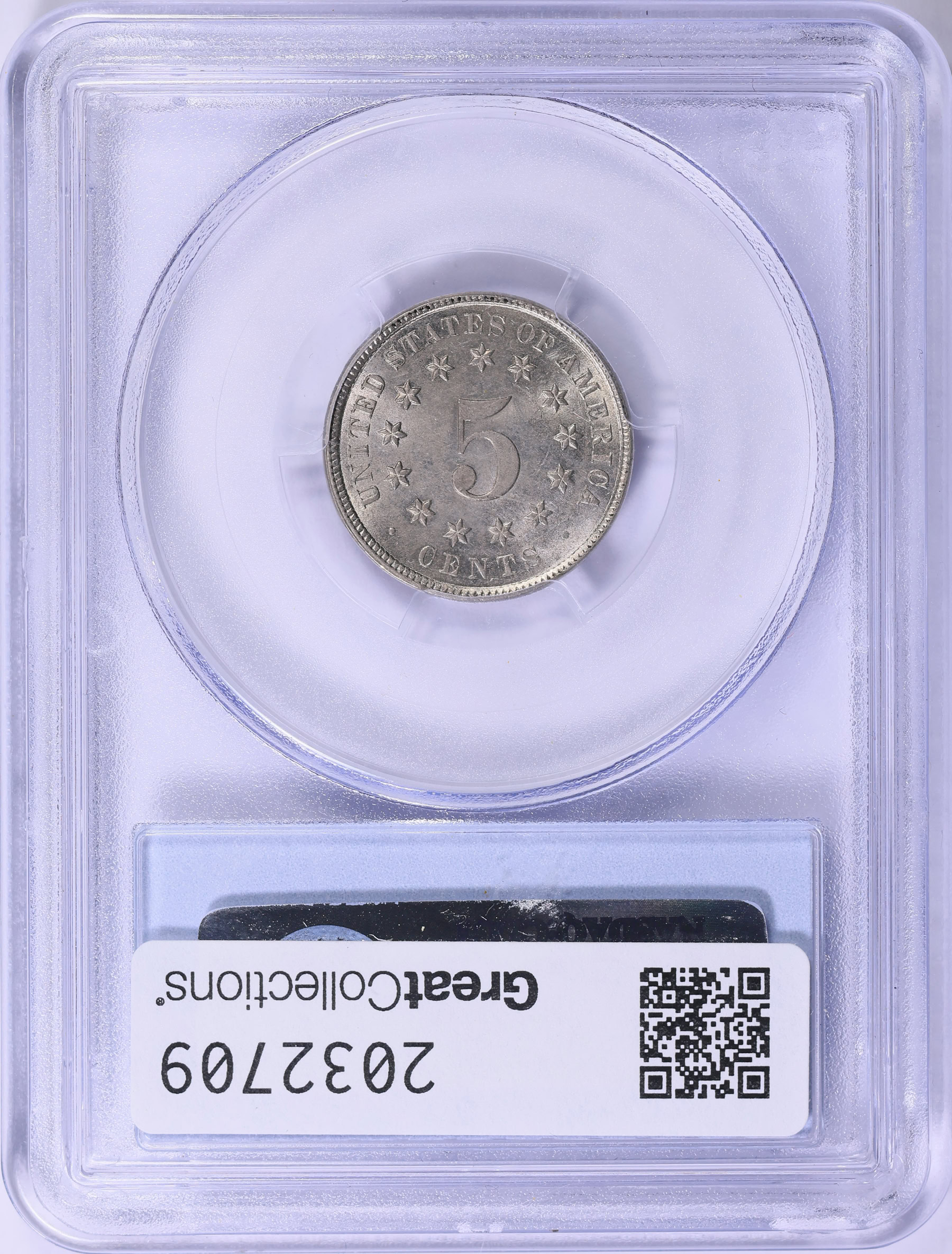 1882 Shield Nickel PCGS MS-62 (Item 2032709) | GreatCollections