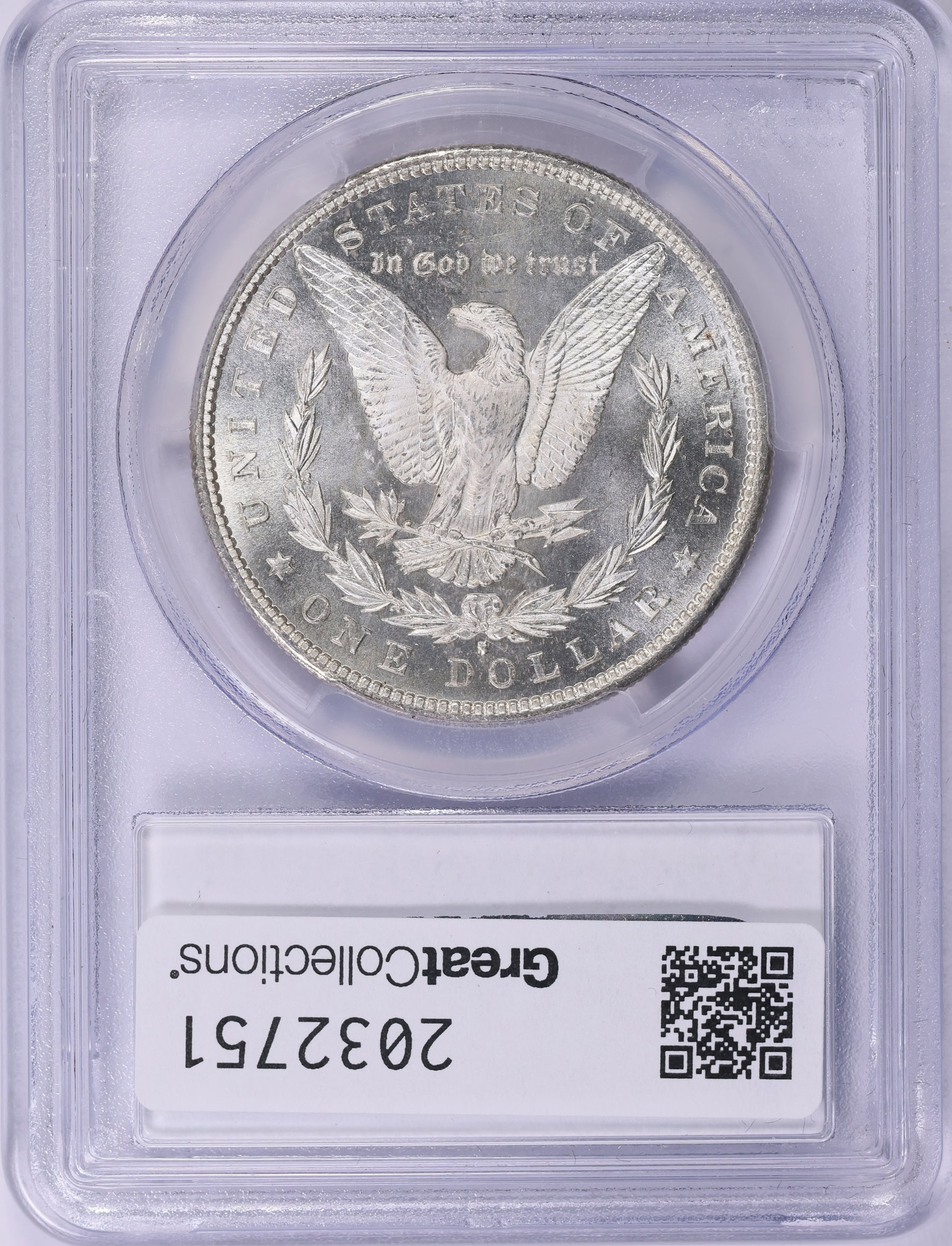 1880-S Morgan Silver Dollar PCGS MS-67 (CAC Green) (Item 2032751