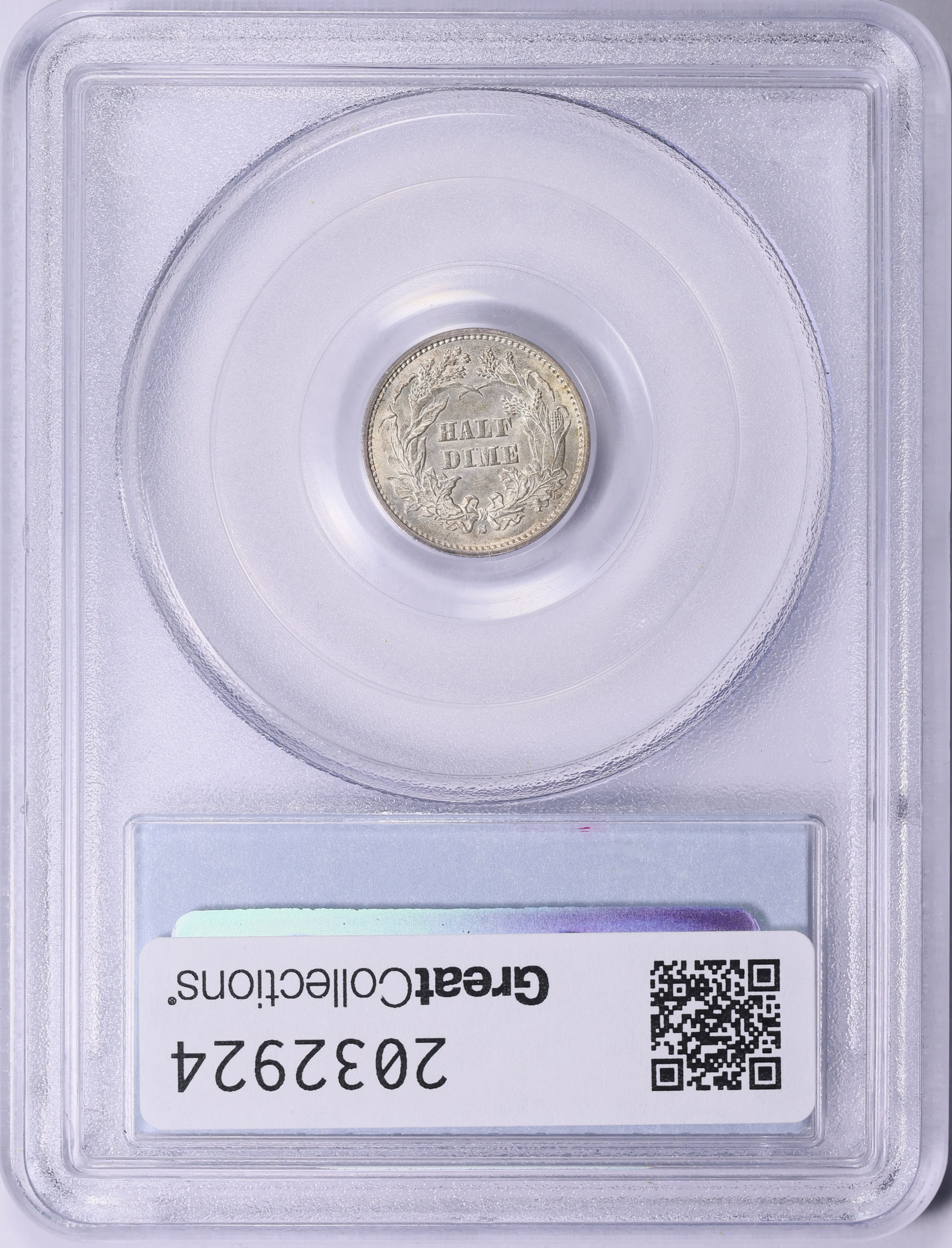1869-S Seated Liberty Half Dime PCGS MS-63 (Item 2032924