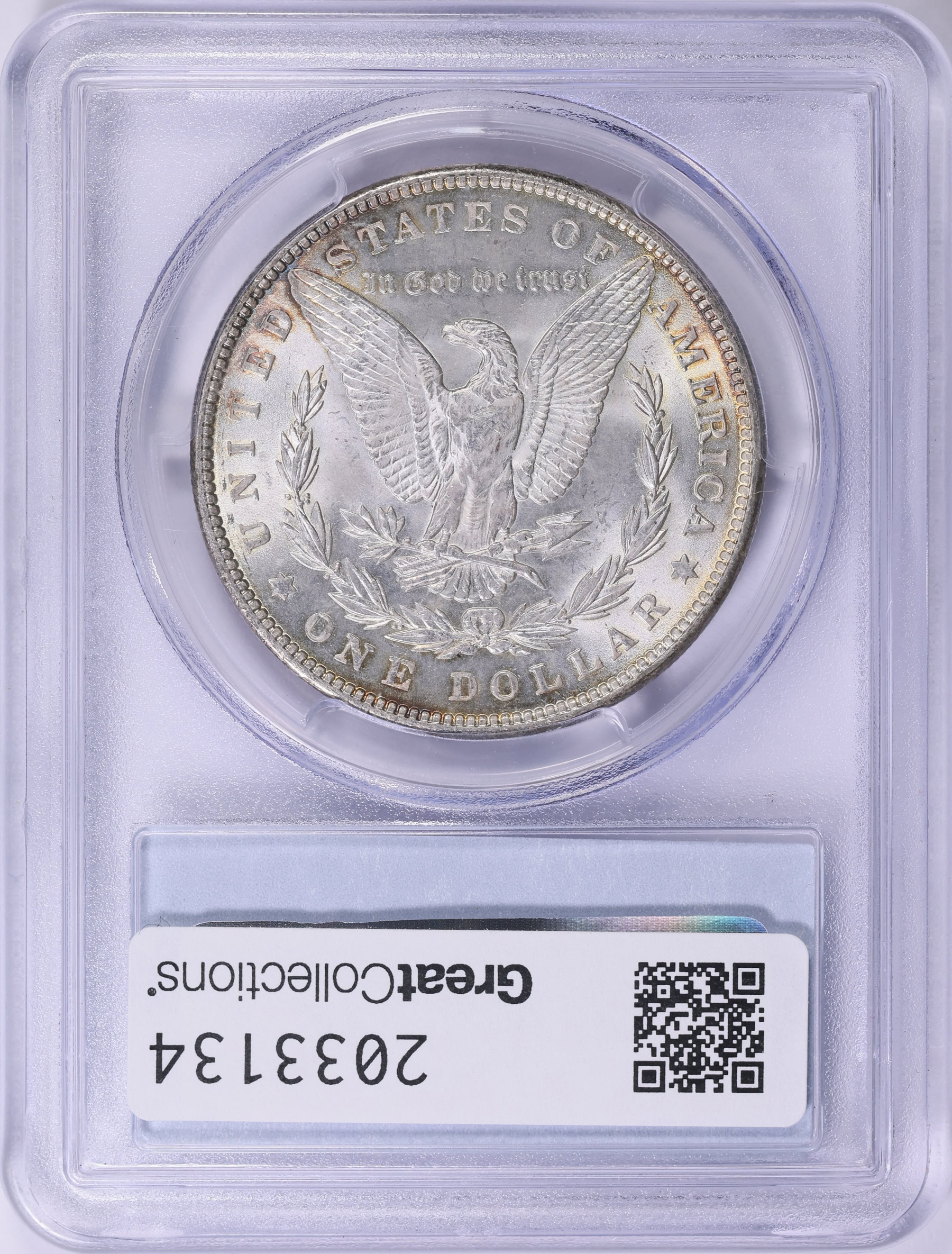 1889 Morgan Silver Dollar PCGS MS-63 (Toned) (Item 2033134