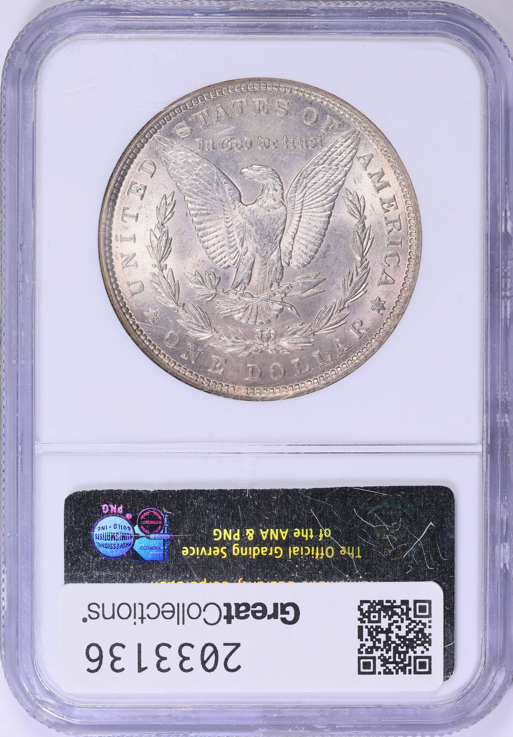1889 Morgan Silver Dollar NGC MS-64 (Item 2033136