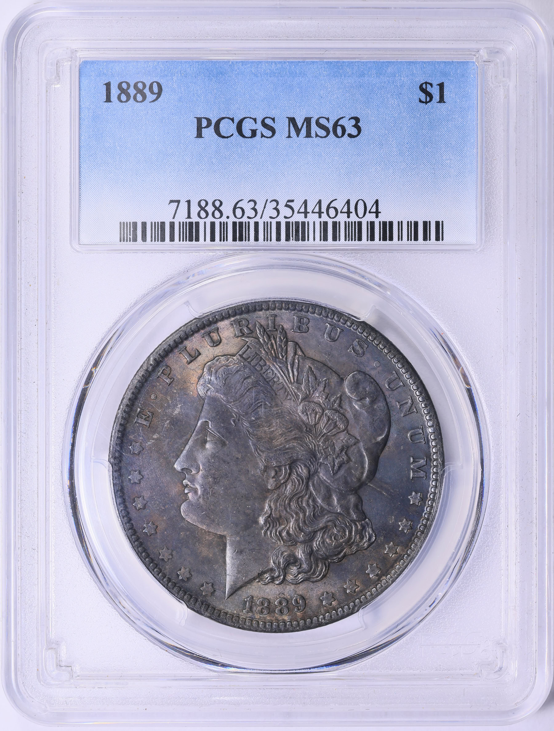 1889 Morgan Silver Dollar PCGS MS-63 (Toned) (Item 2034013