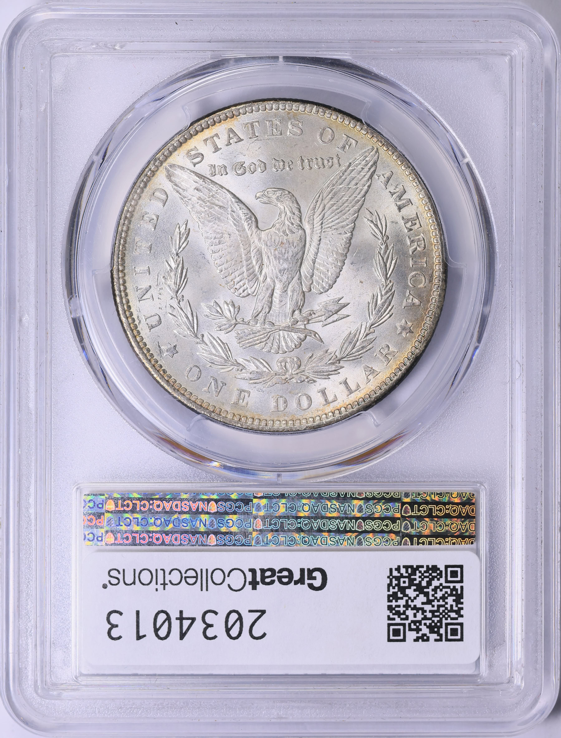 1889 Morgan Silver Dollar PCGS MS-63 (Toned) (Item 2034013