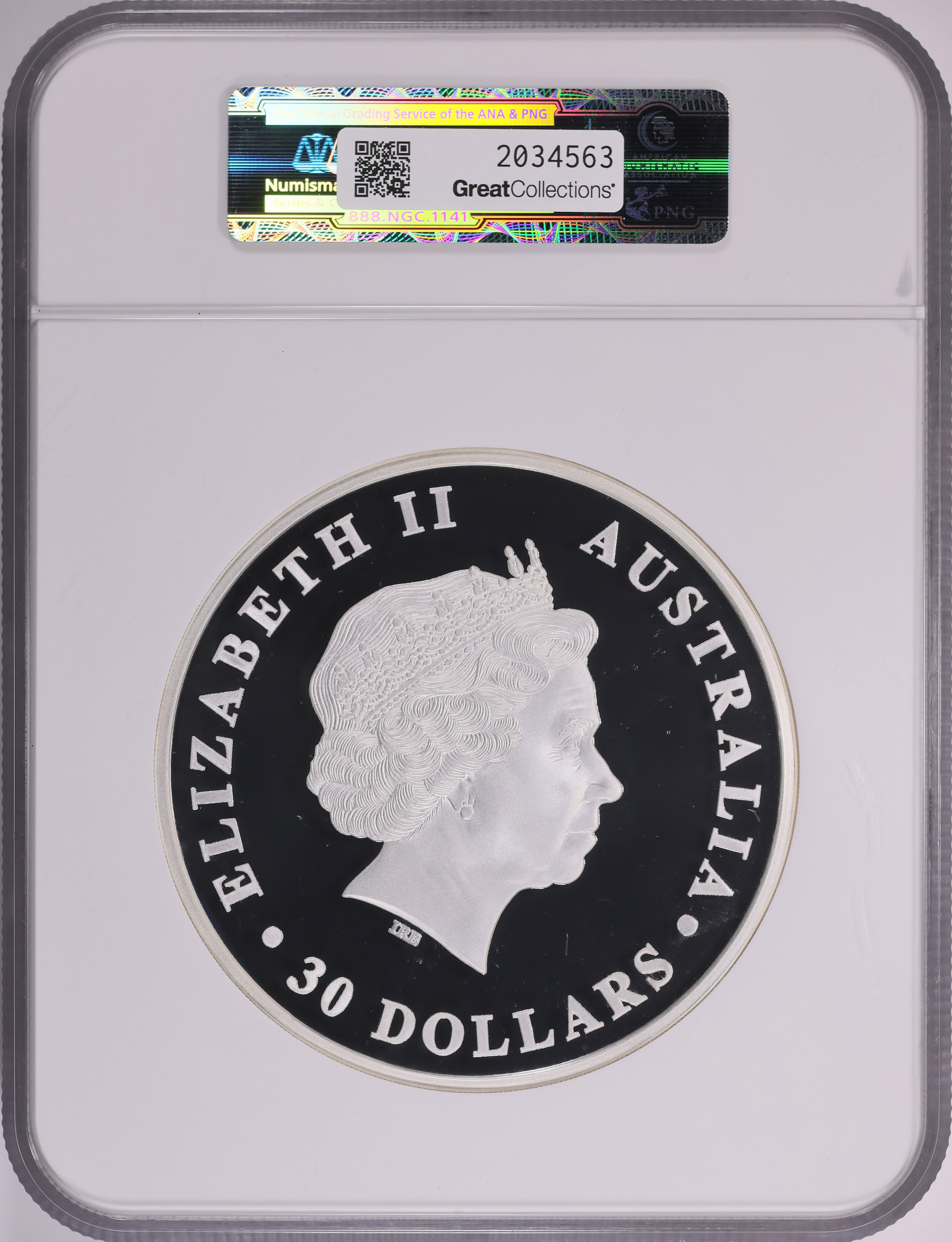 Australia 2012-P Silver $30 Koala Kilo KM-1691 NGC Proof-70 UC