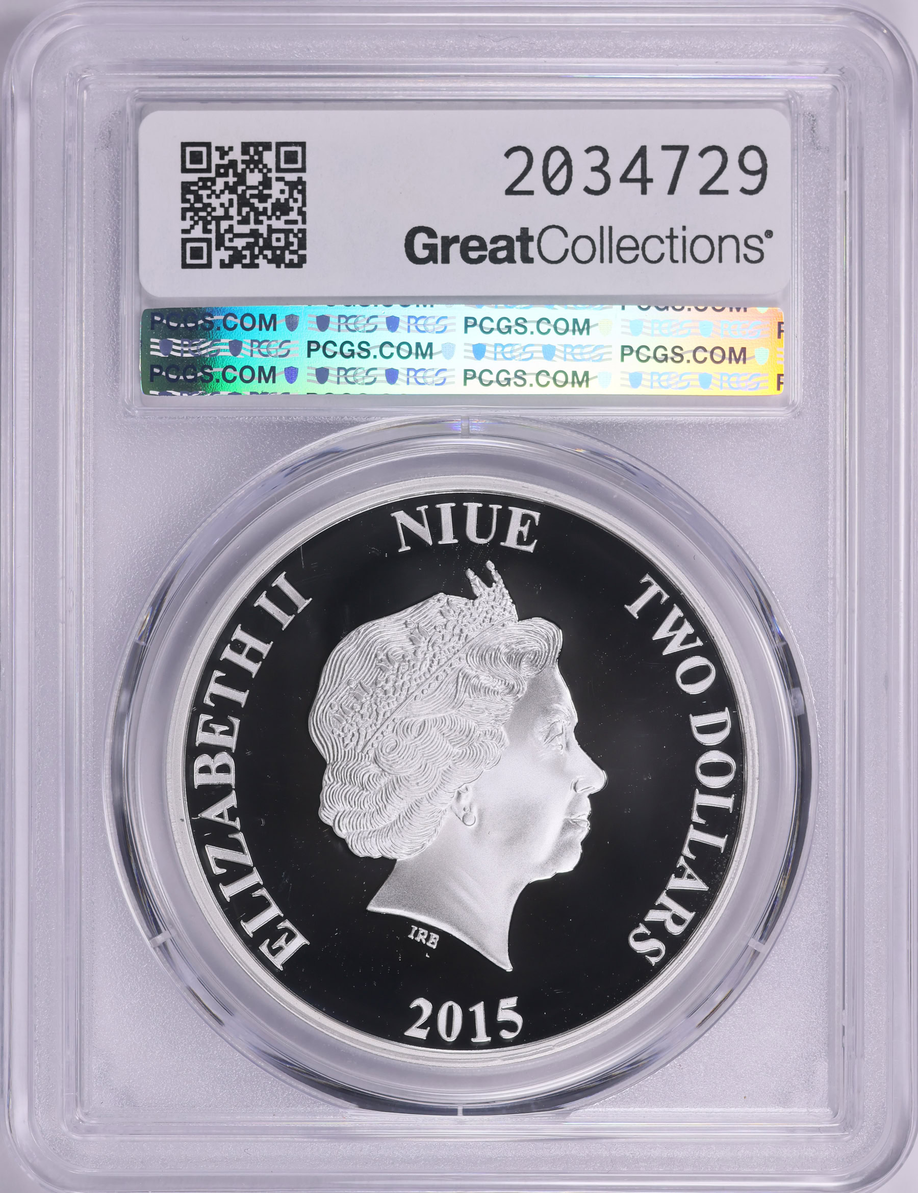 Niue 2015 Colorized Silver $2 Feng Shui Phoenix PCGS Proof-69 DCAM