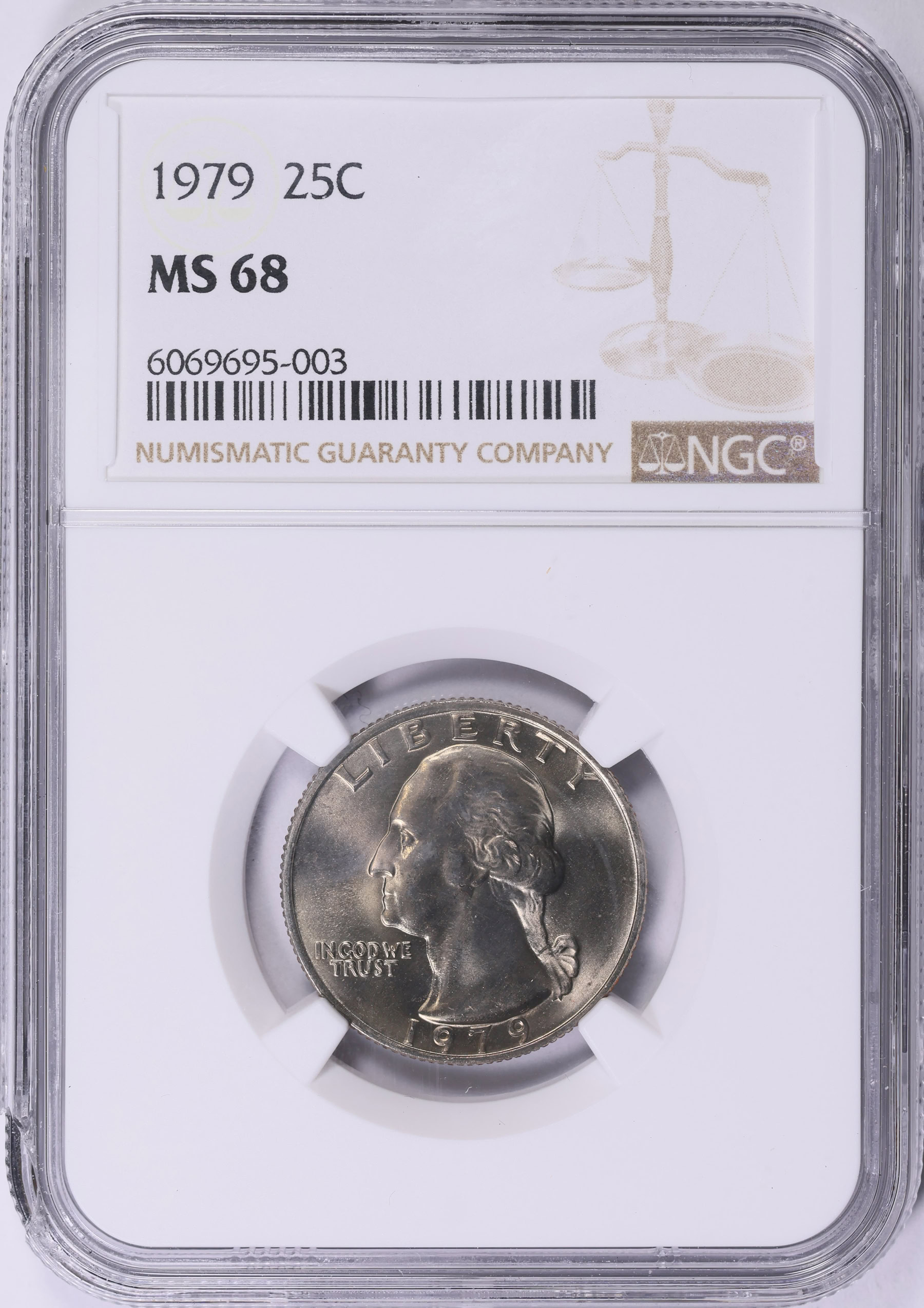 1979 Washington Quarter NGC MS-68 (Item 2035023