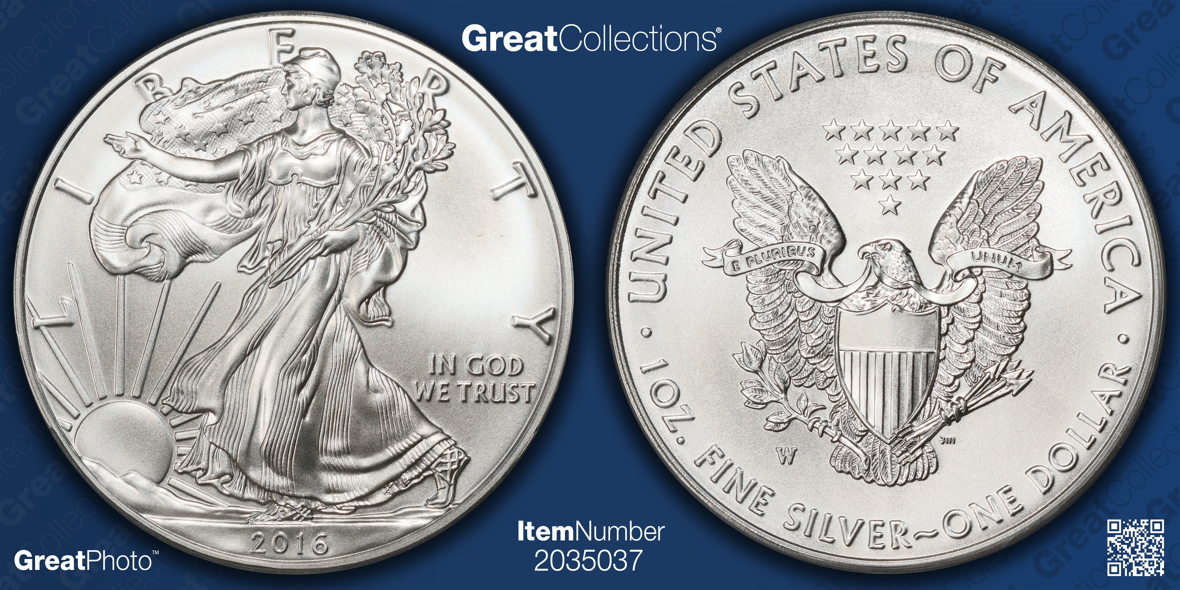 2016-W $1 Silver Eagle Burnished Lettered Edge 30th Anniversary