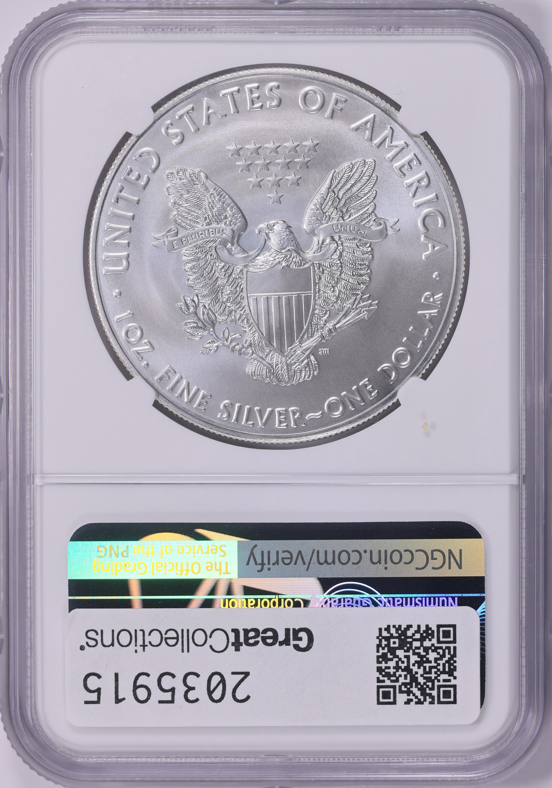 2021 $1 Silver Eagle Type 1 Early Releases NGC MS-70 (Item 2035915