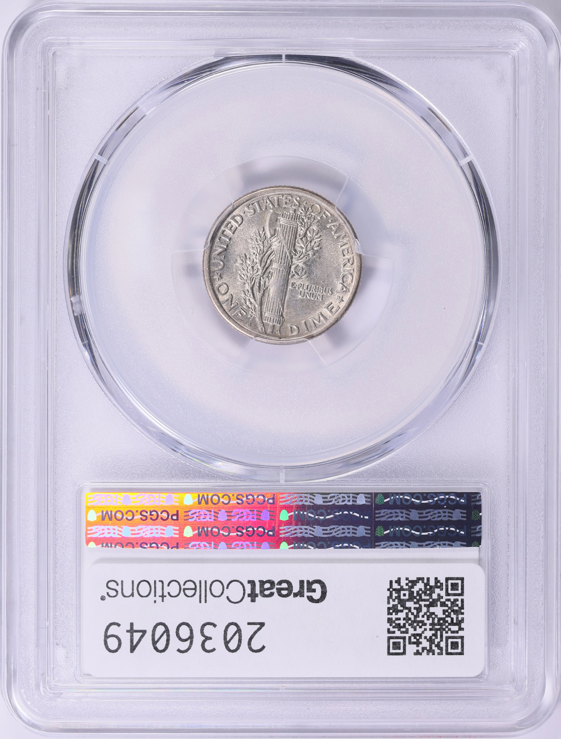 1917-D Mercury Dime PCGS AU-55 (Item 2036049) | GreatCollections Coin ...
