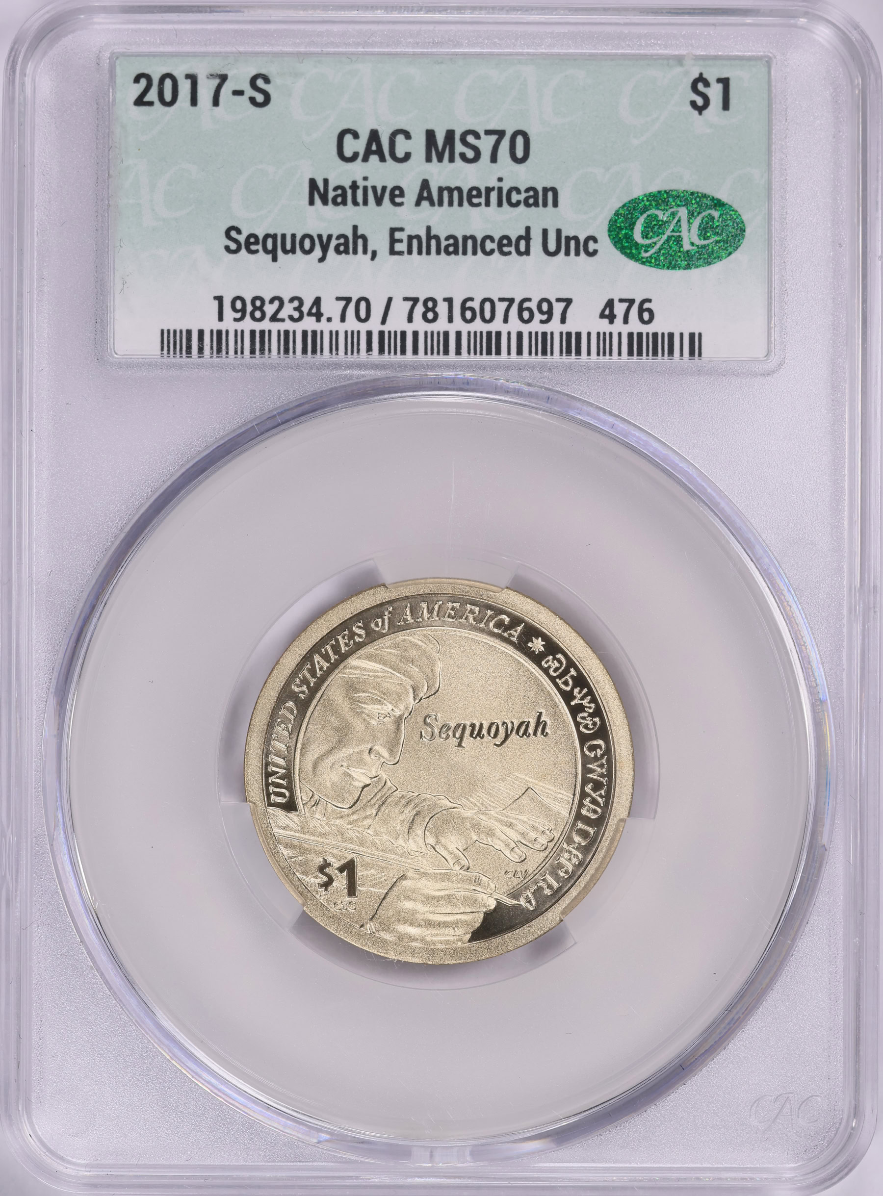 2017-S Sacagawea Dollar Native American (From the Enhanced