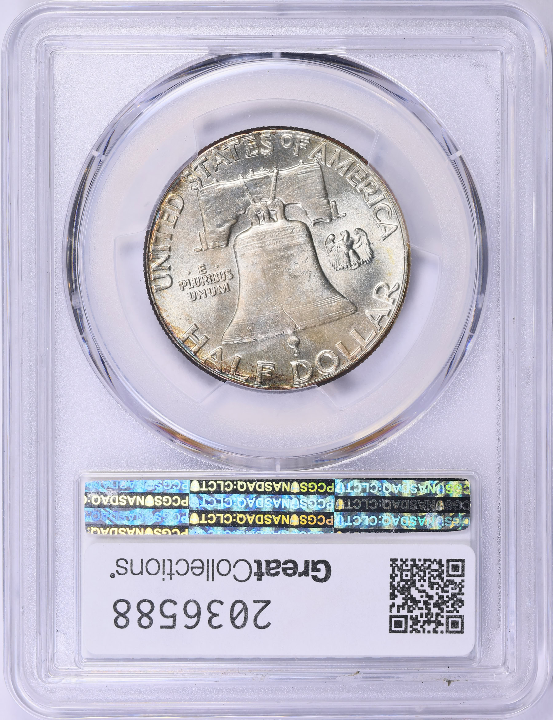 1963 Franklin Half Dollar PCGS MS-66 (Toned) (Item 2036588 ...