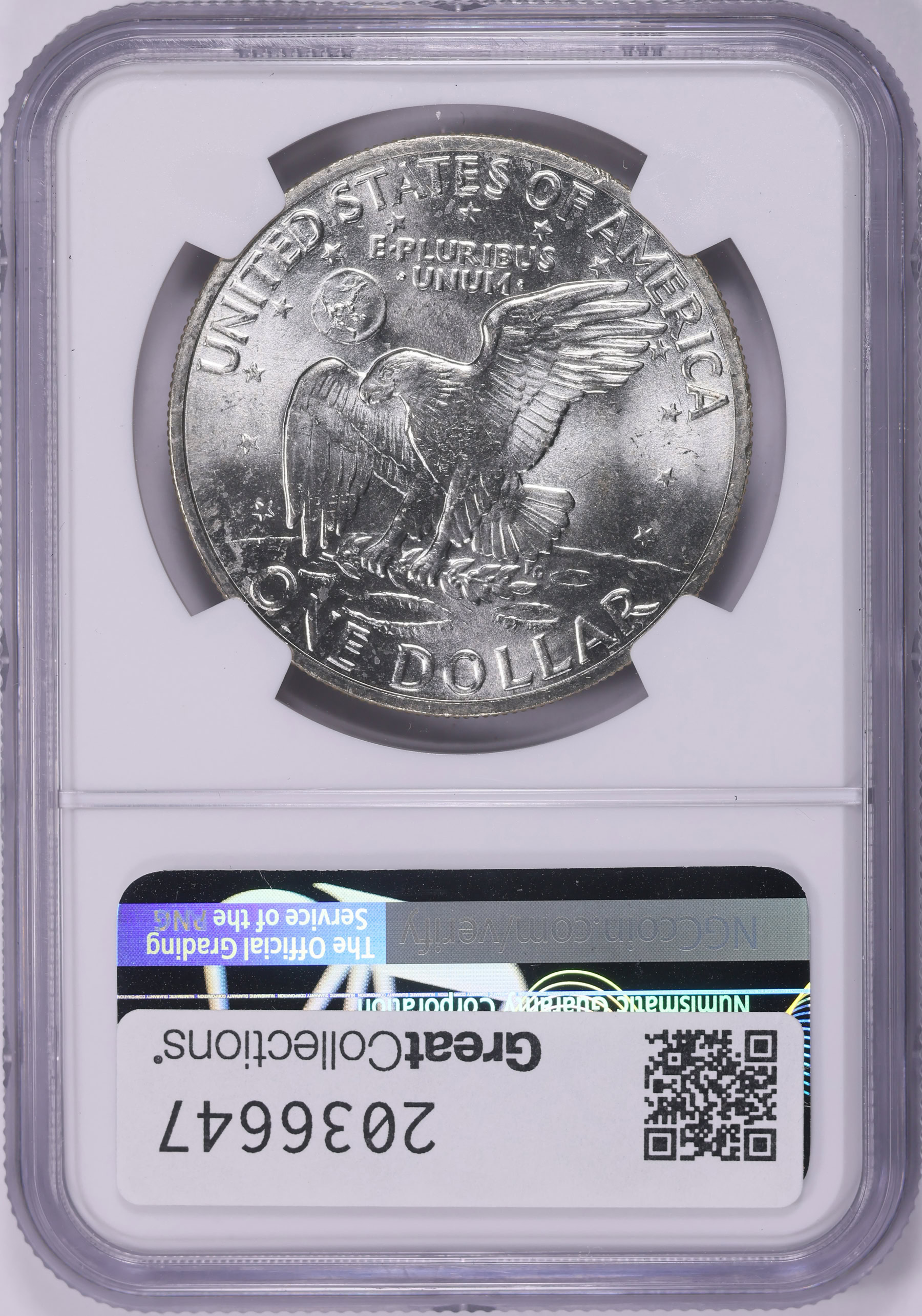 1971-S Eisenhower Dollar Silver NGC MS-65 (Item 2036647