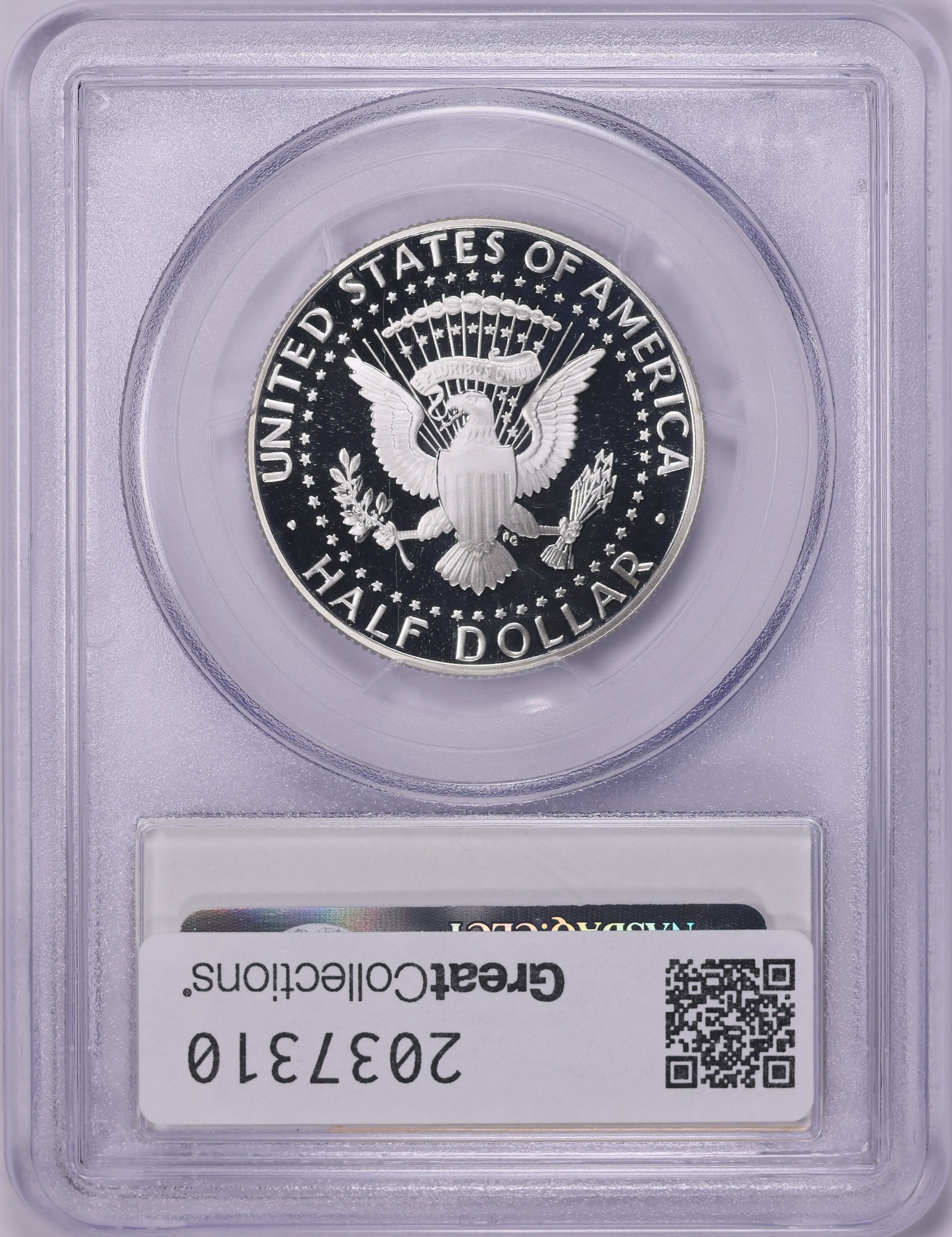 2008-S Kennedy Half Dollar Silver PCGS Proof-69 DCAM (Flag Label