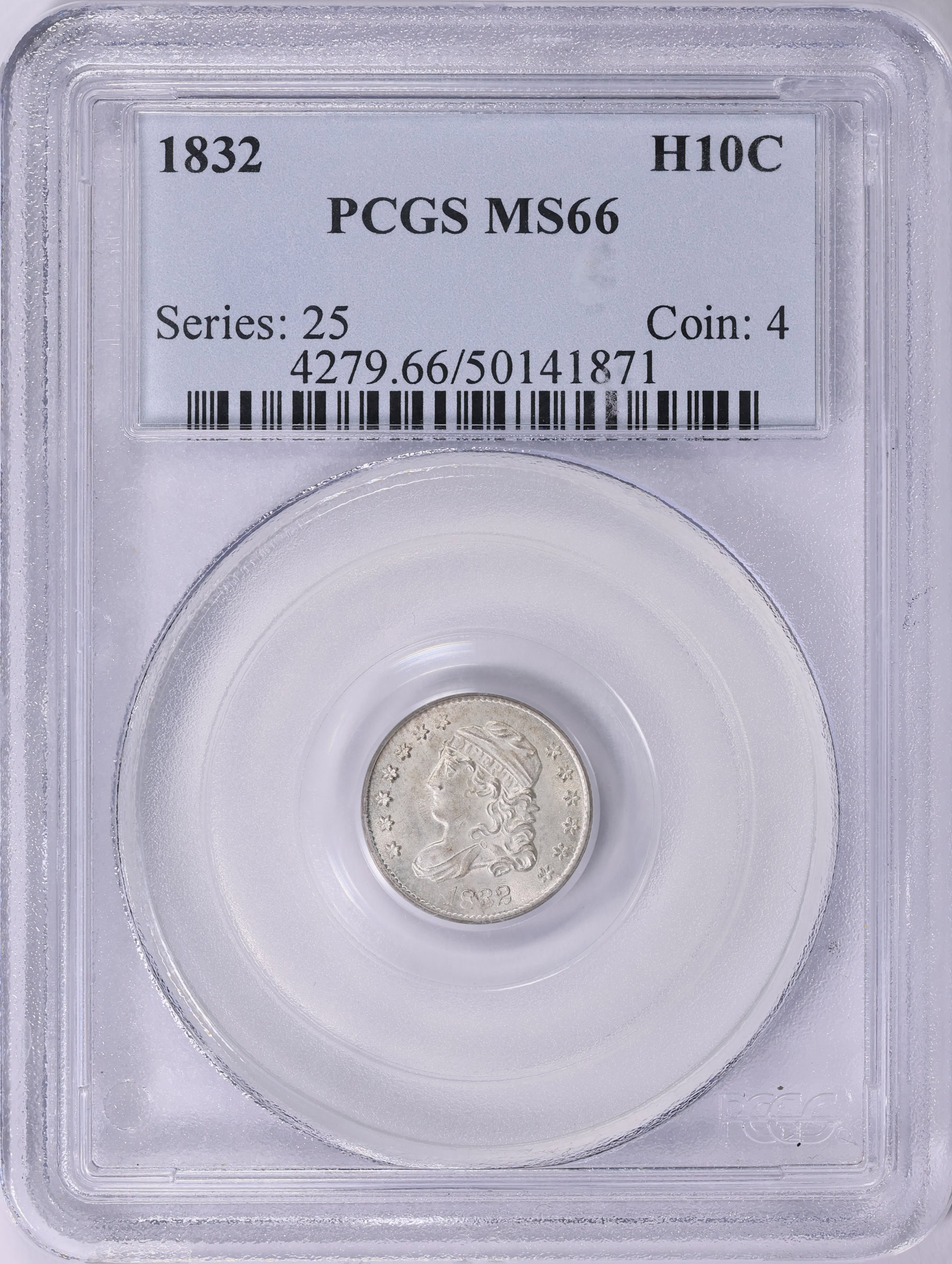 1832 Capped Bust Half Dime PCGS MS-66 (Item 2041569