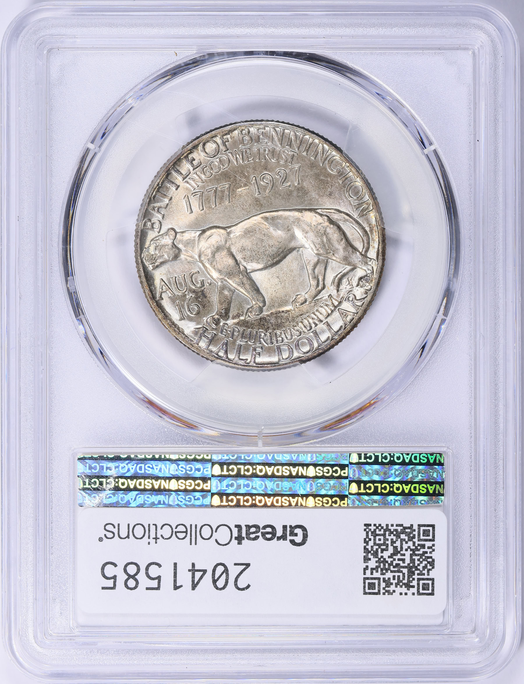 1927 Vermont Sesquicentennial Half Dollar PCGS MS-67 (Item 2041585