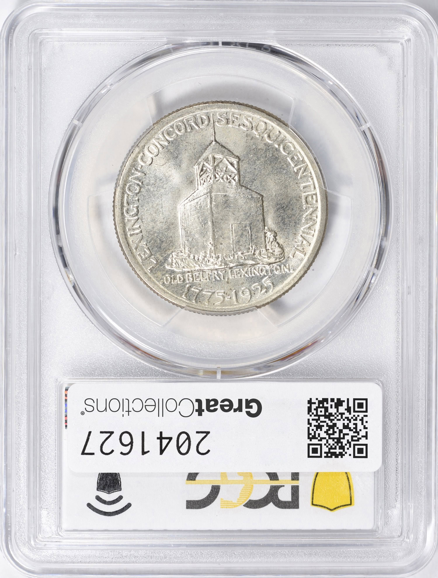 1925 Lexington-Concord Sesquicentennial Half Dollar PCGS MS-67