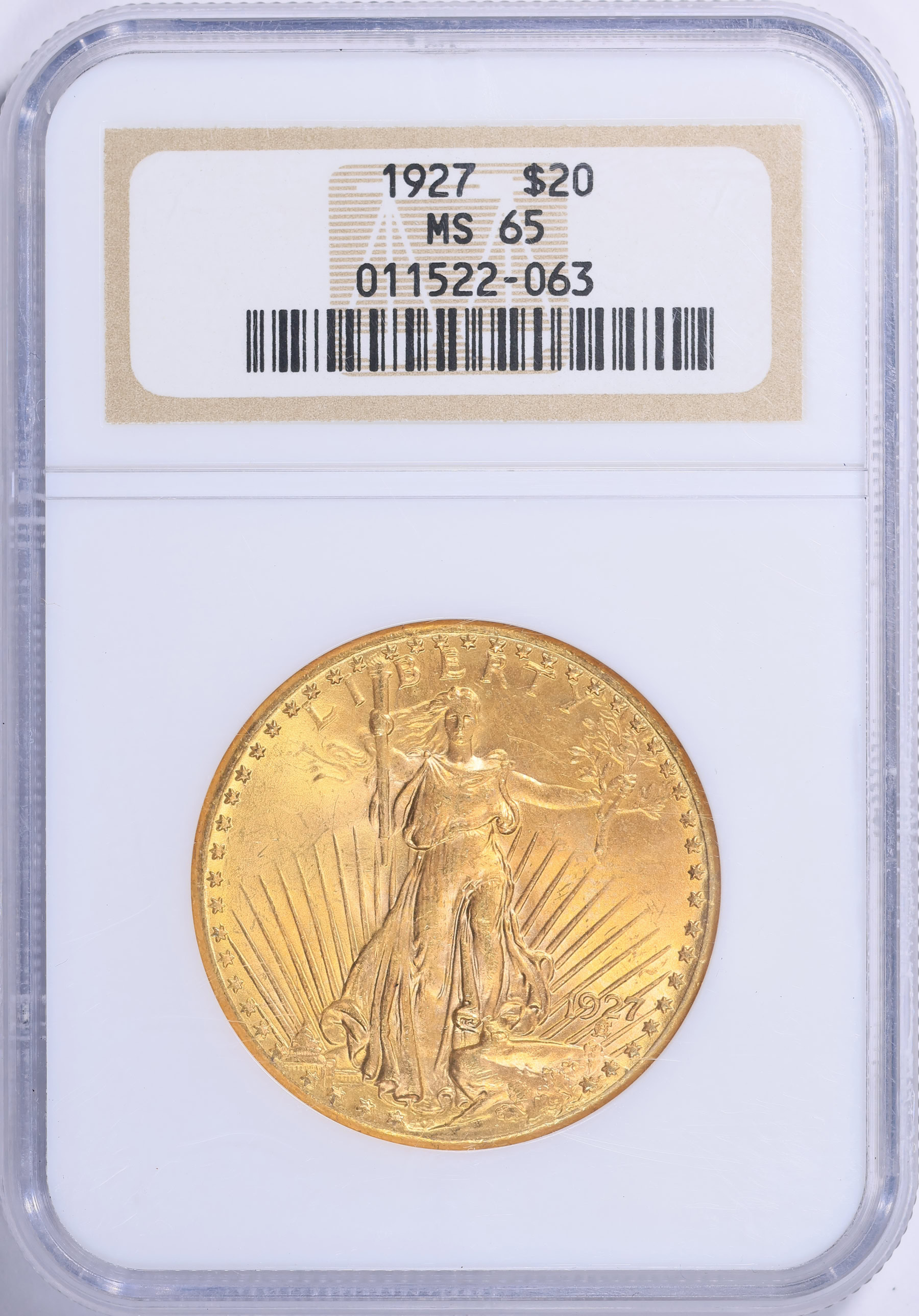 1927 Saint-Gaudens Gold Double Eagle NGC MS-65 (Item 2041635
