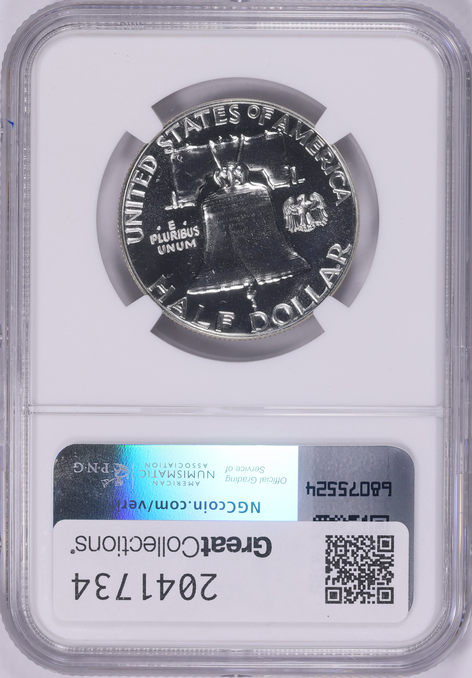 1957 Franklin Half Dollar NGC Proof-68 (Item 2041734