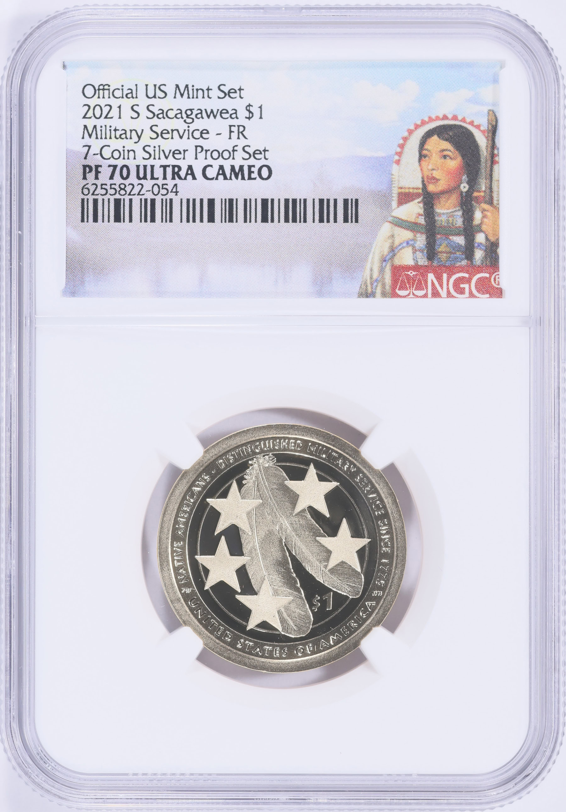 2021-S Sacagawea Dollar Native American First Releases NGC Proof