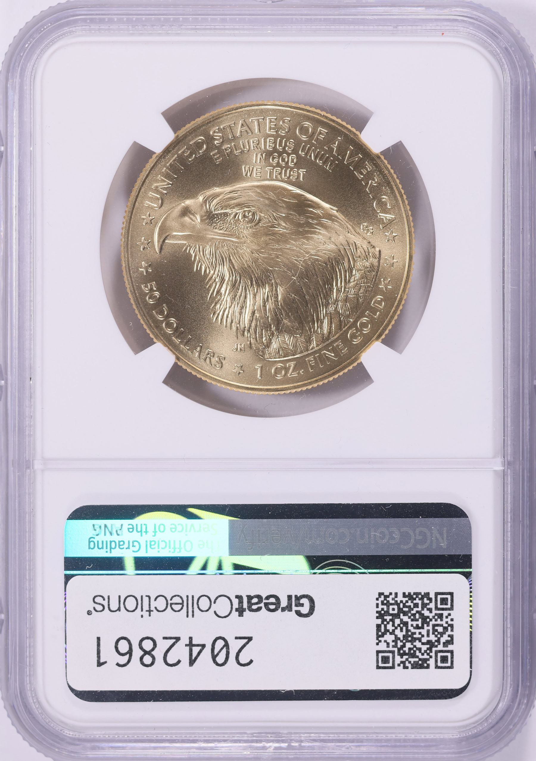 2023 $50 One-Ounce Gold American Eagle First Day of Issue NGCX Mint ...