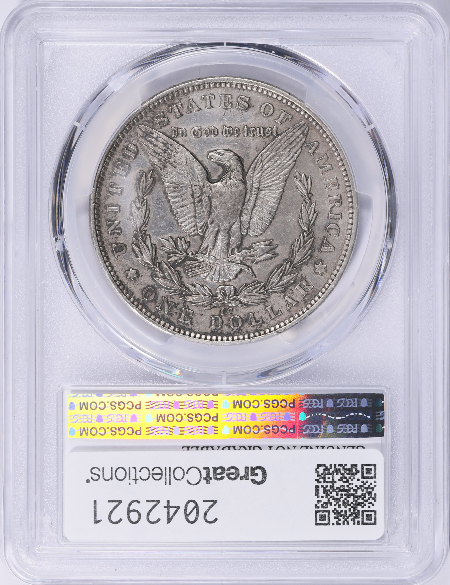 1891-CC Morgan Silver Dollar PCGS Genuine XF Details (Item 2042921
