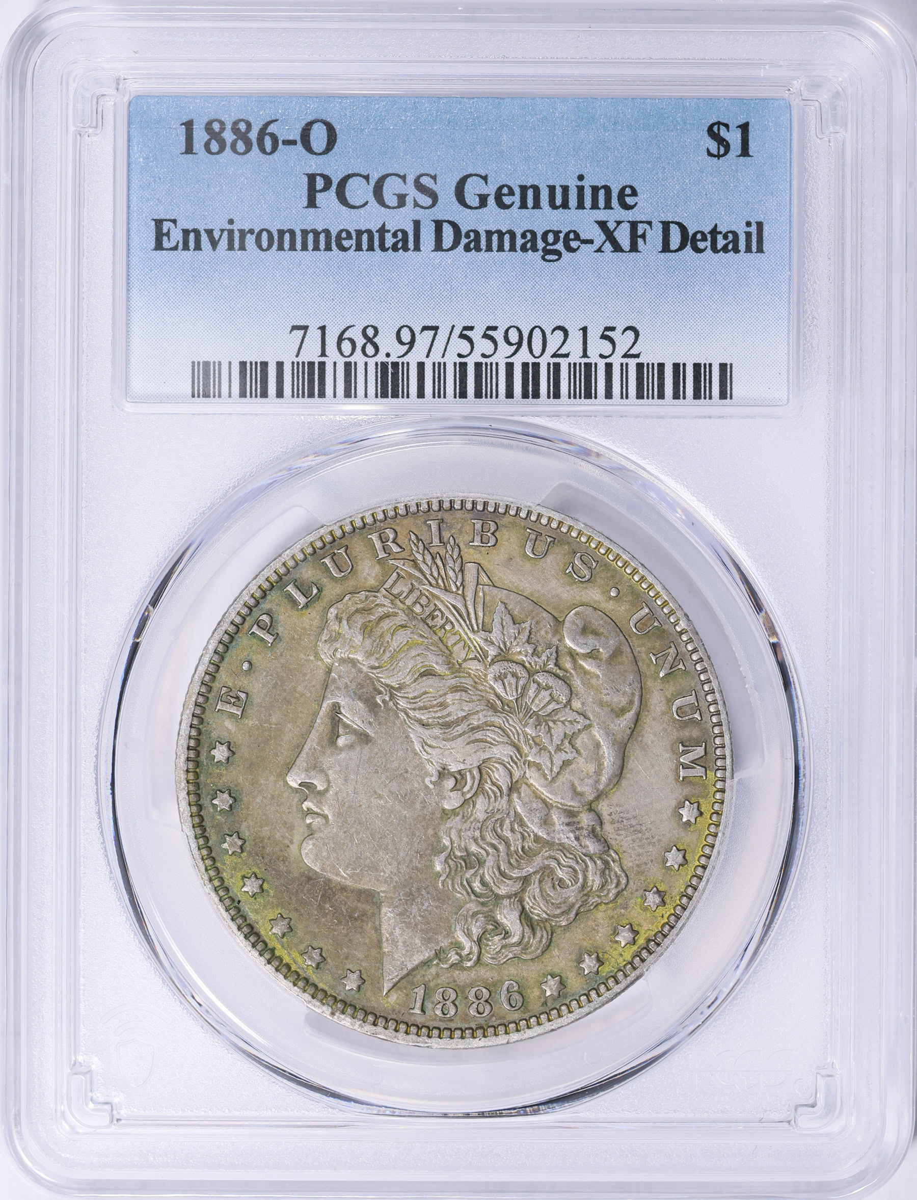 1886-O Morgan Silver Dollar PCGS Genuine XF Details (Item 2042961
