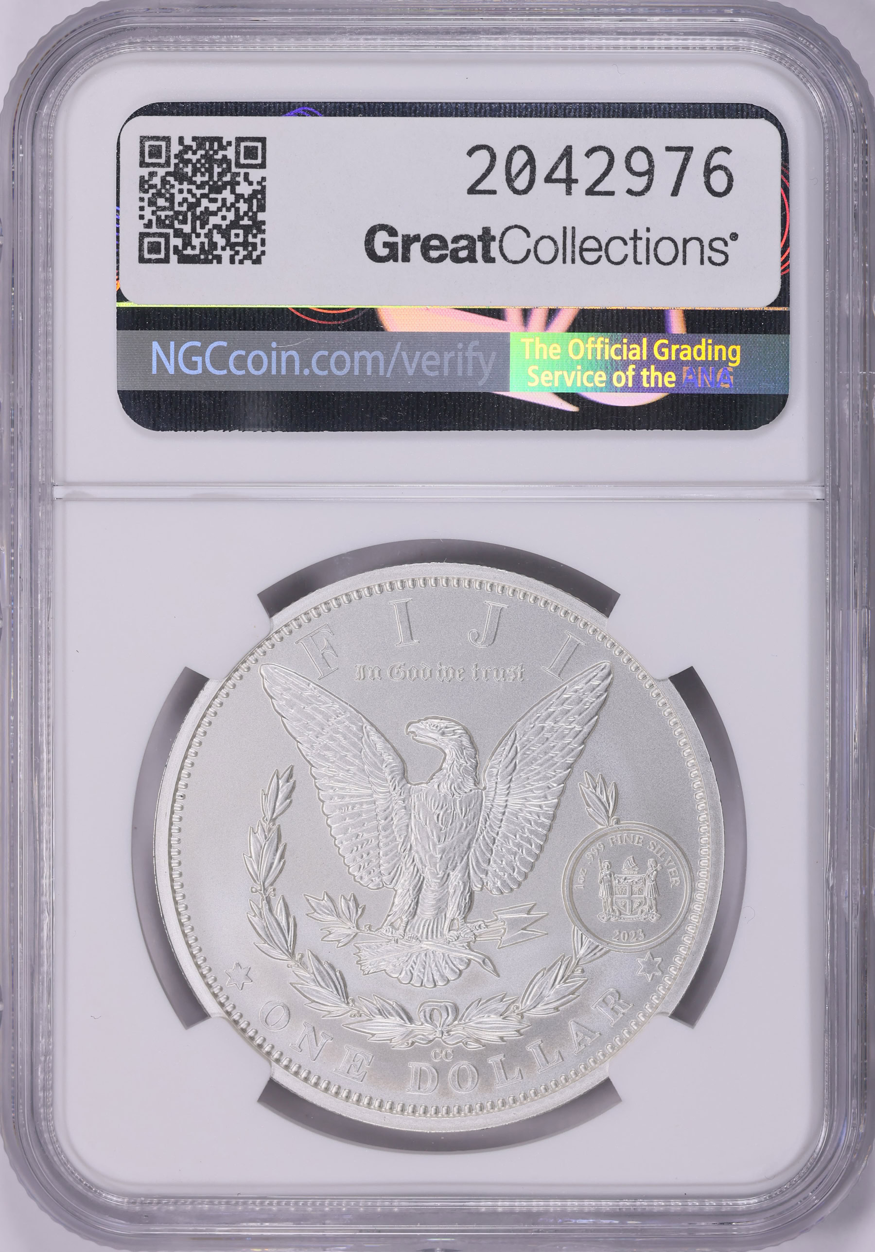Fiji 2023 Silver Dollar 1881-CC Morgan Dollar Early Releases NGC
