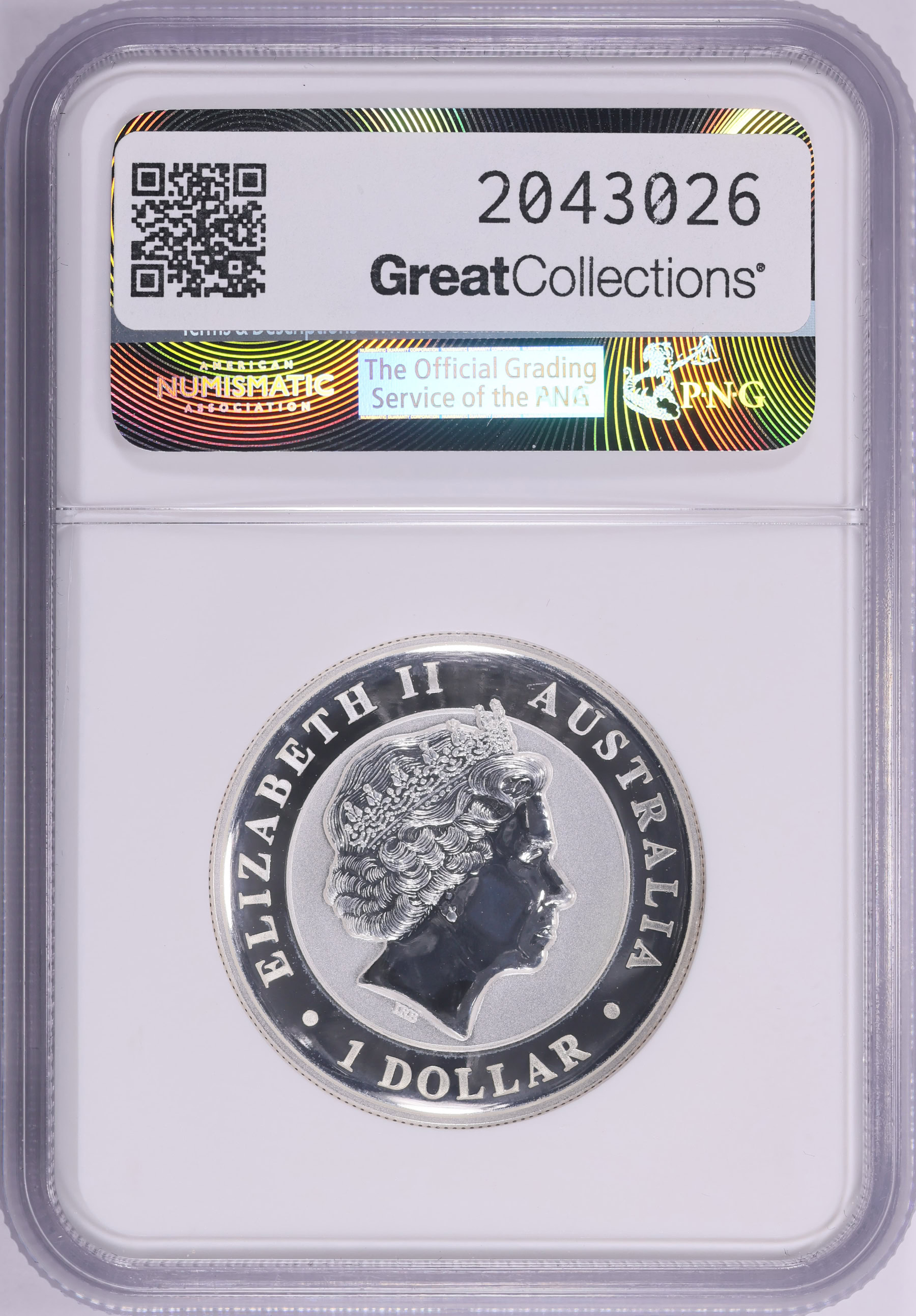 Australia 2017-P Silver Dollar Wedge Tailed Eagle High Relief