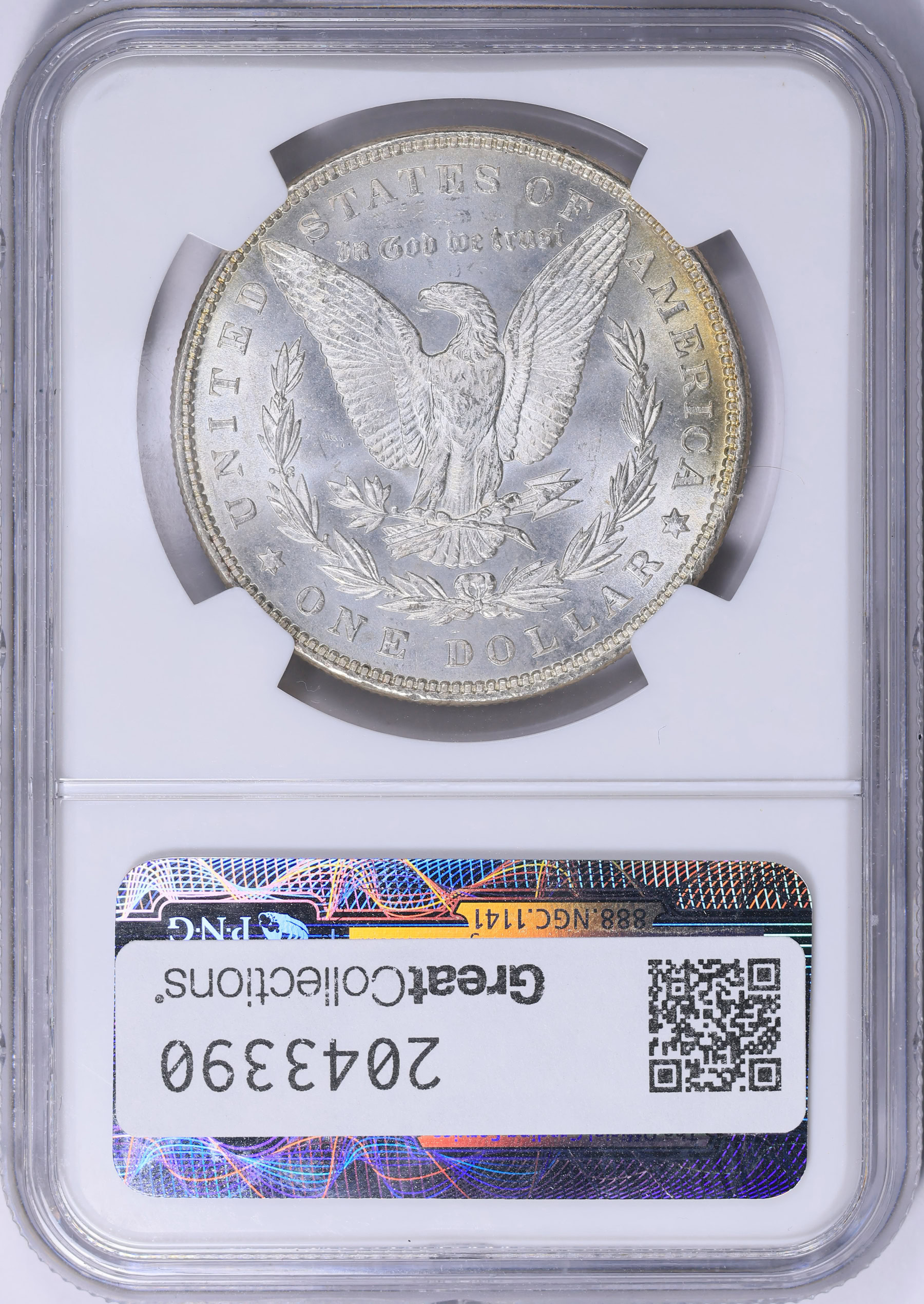 1887 Morgan Silver Dollar Alligator Eye VAM-12 *Top 100* NGC MS-63