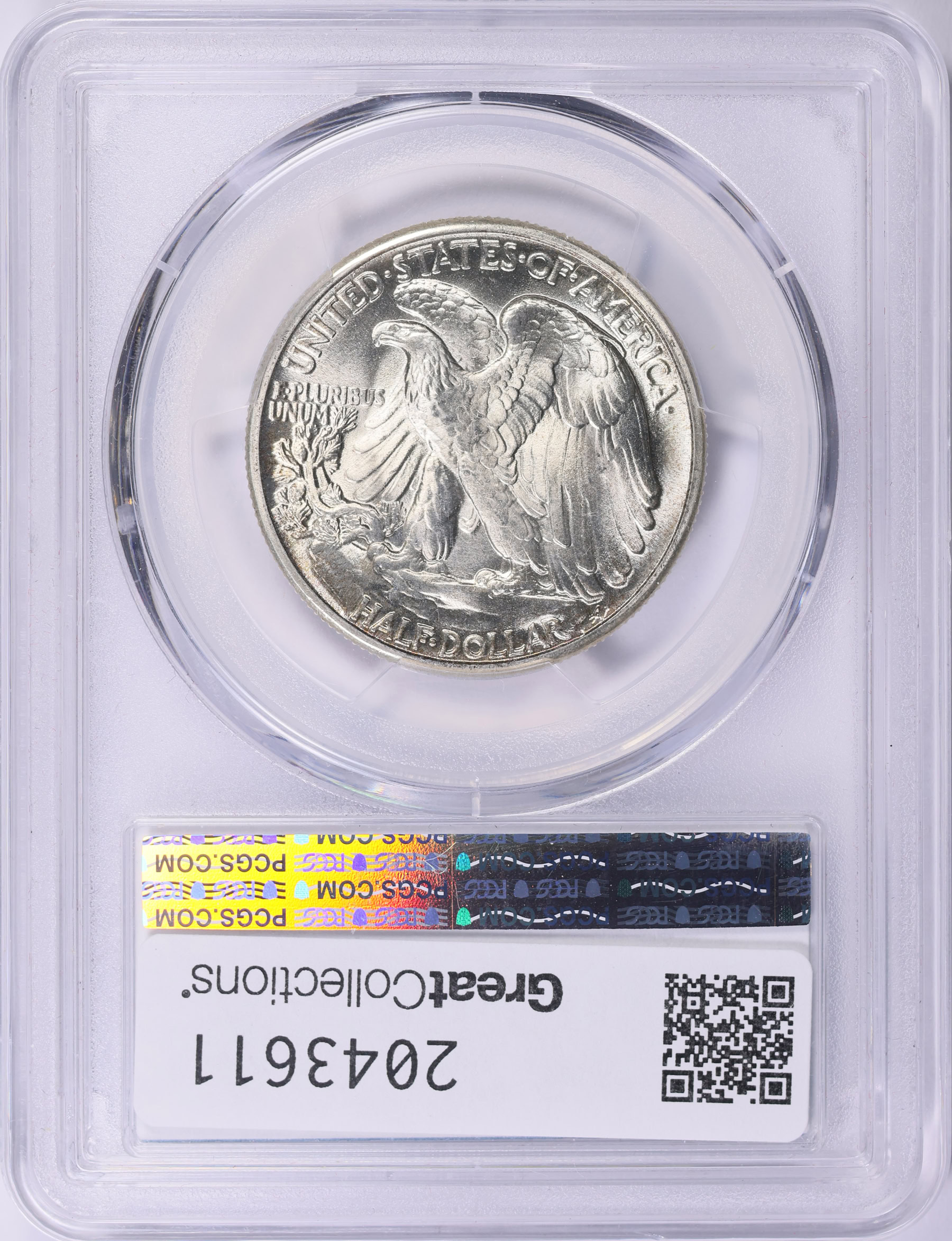 1941 Walking Liberty Half Dollar PCGS MS-67+ (CAC Green) (Item 2043611) |  GreatCollections Coin Auctions