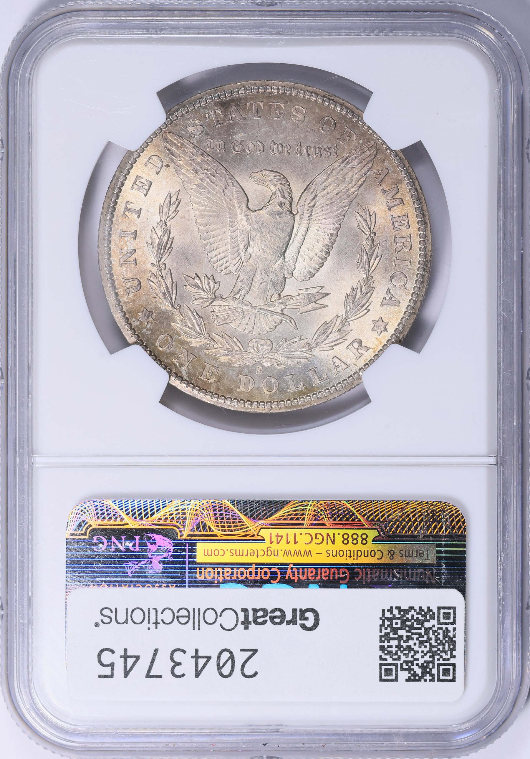 1902-S Morgan Silver Dollar NGC MS-63 (Toned) (Item 2043745 ...