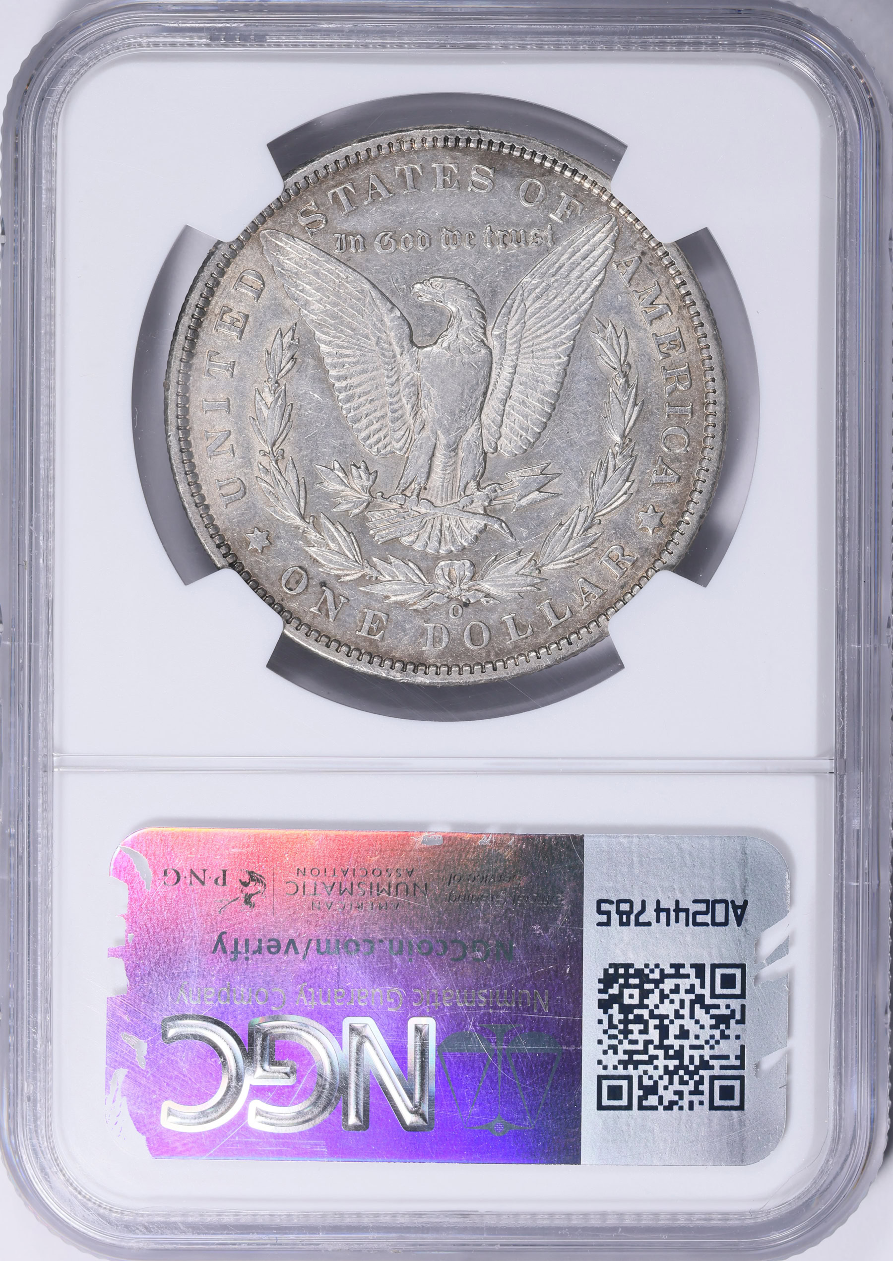 1893-O Morgan Silver Dollar NGC AU-50 (Item 2043746